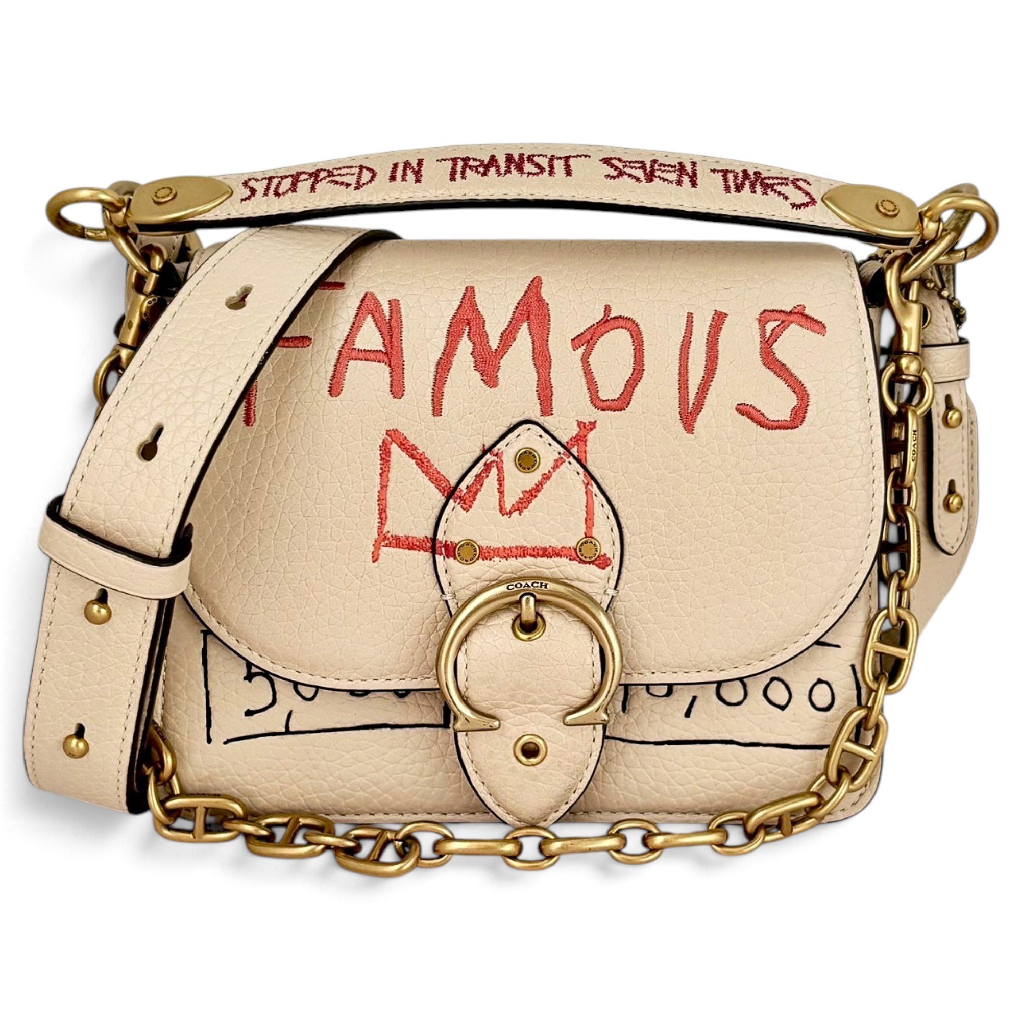 Leather handbag