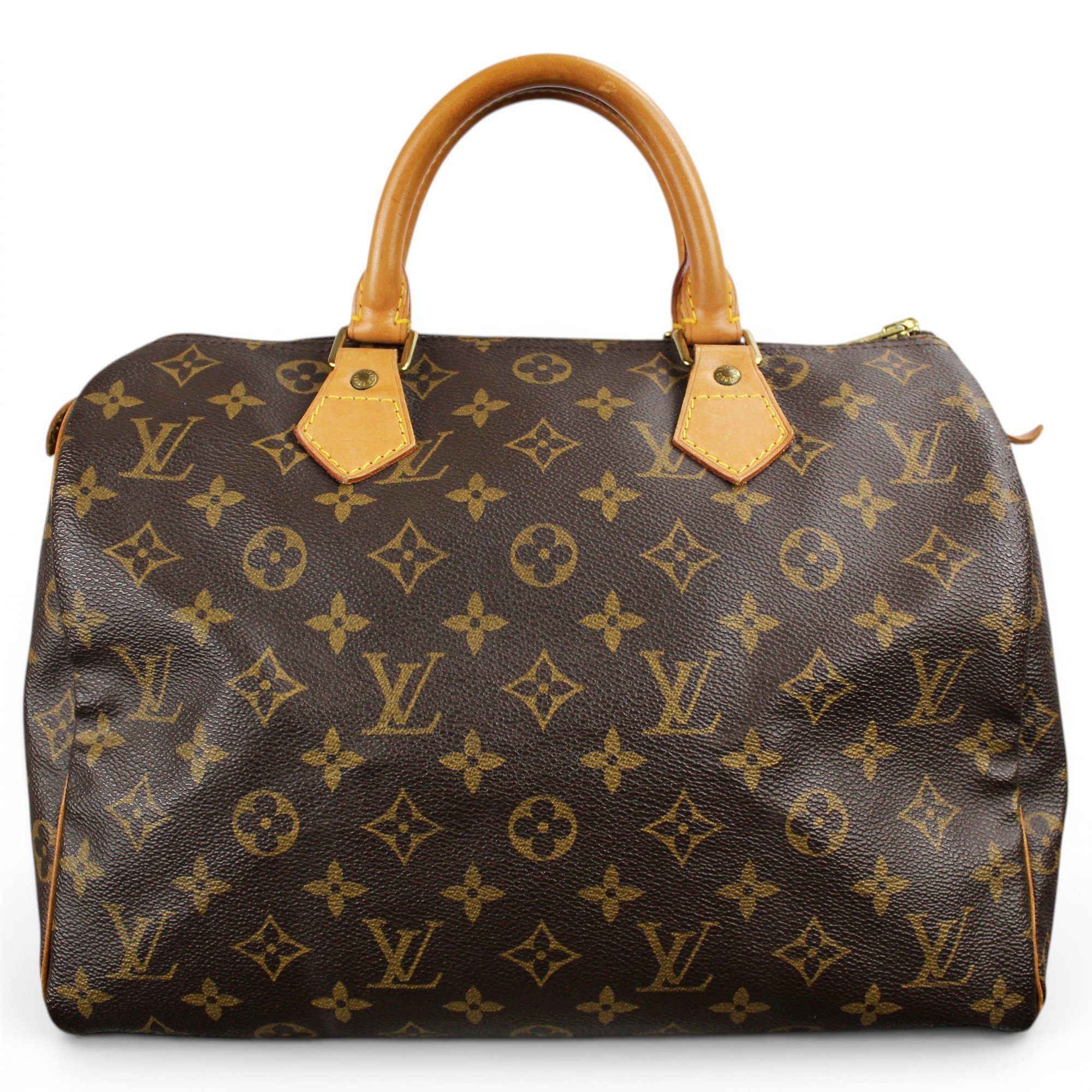 Speedy leather handbag
