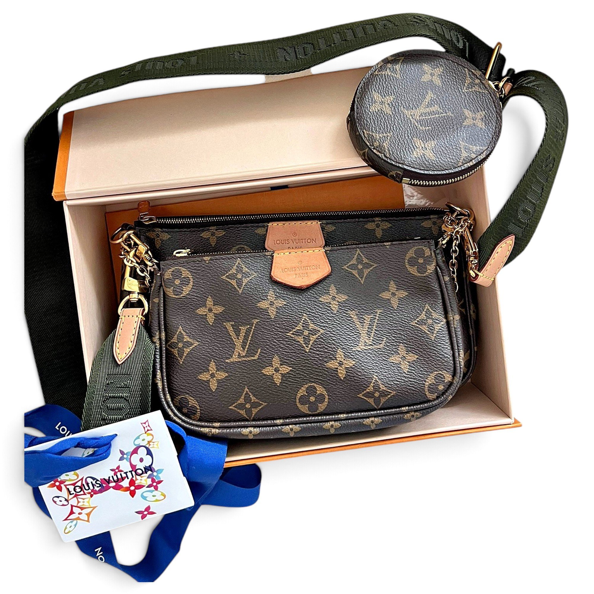 Multi Pochette Accessoires leather crossbody bag