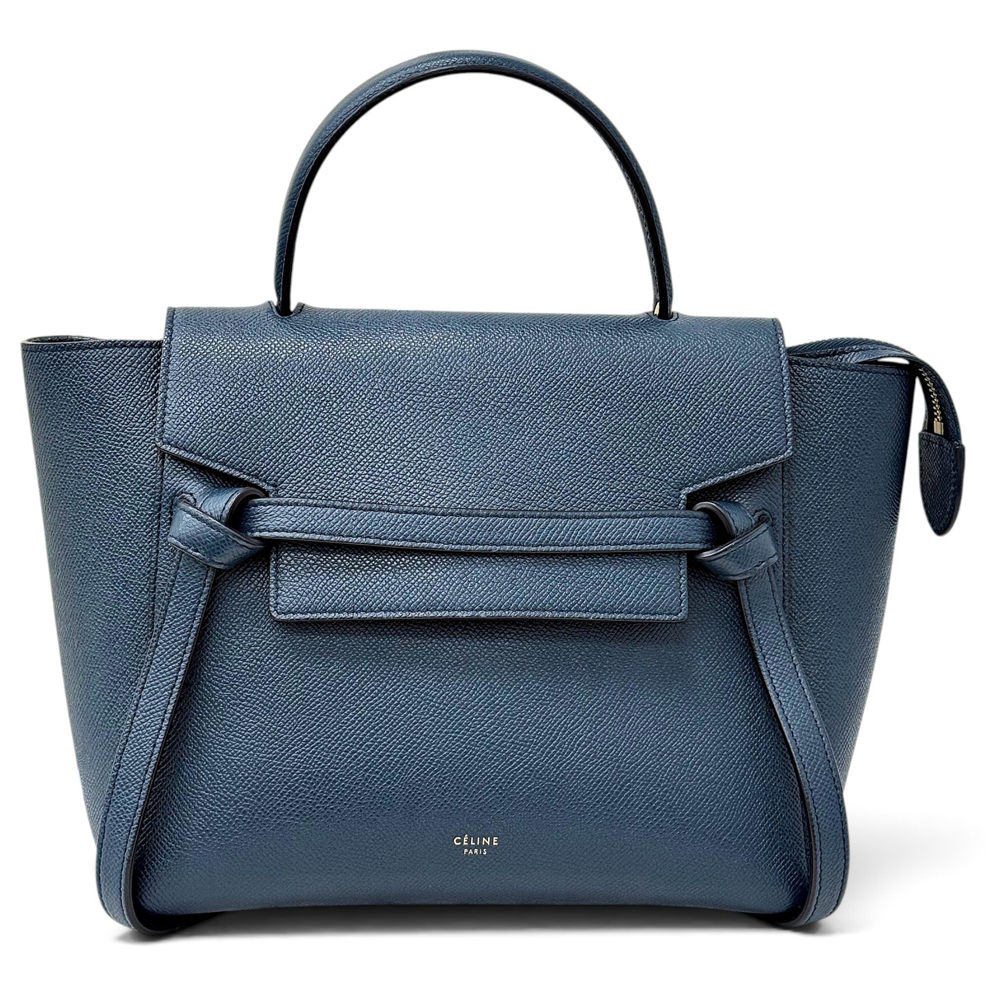 Belt leather handbag