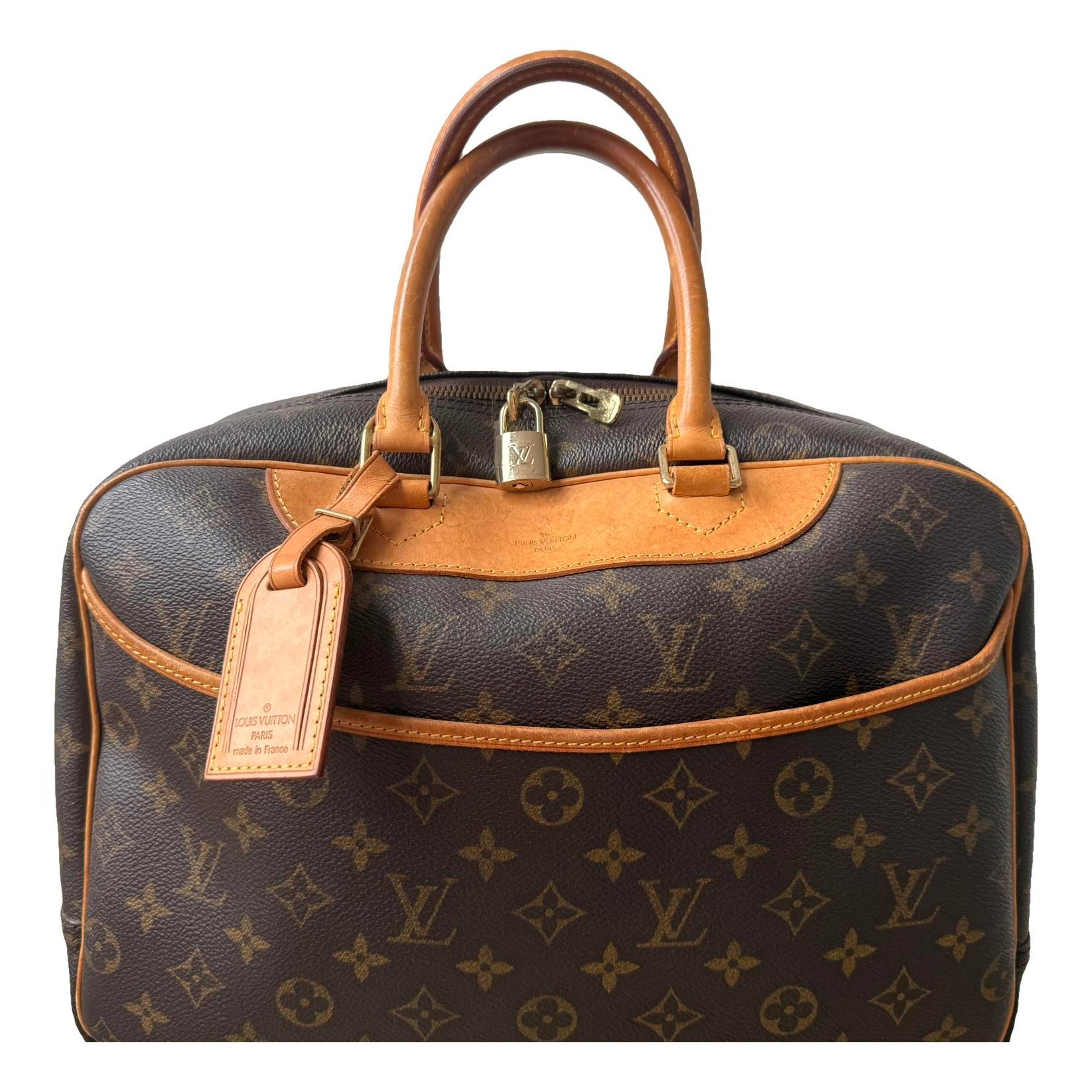 Deauville leather handbag