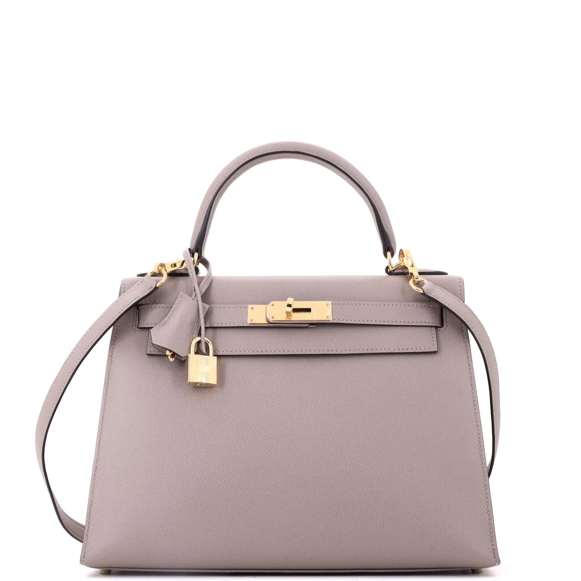 Kelly 28 leather handbag