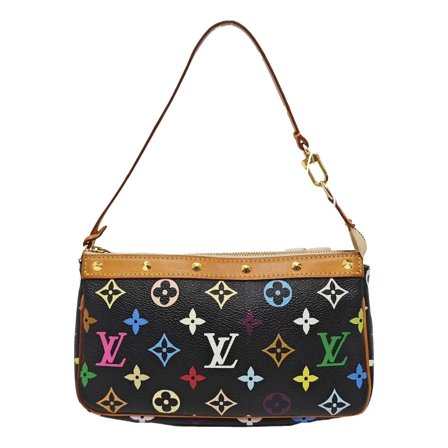 Maxi Multi Pochette Accessoires leather handbag