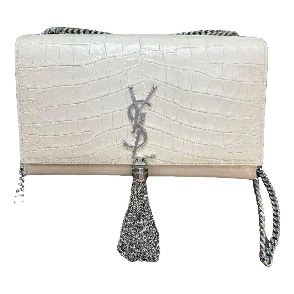 Pompom Kate leather handbag