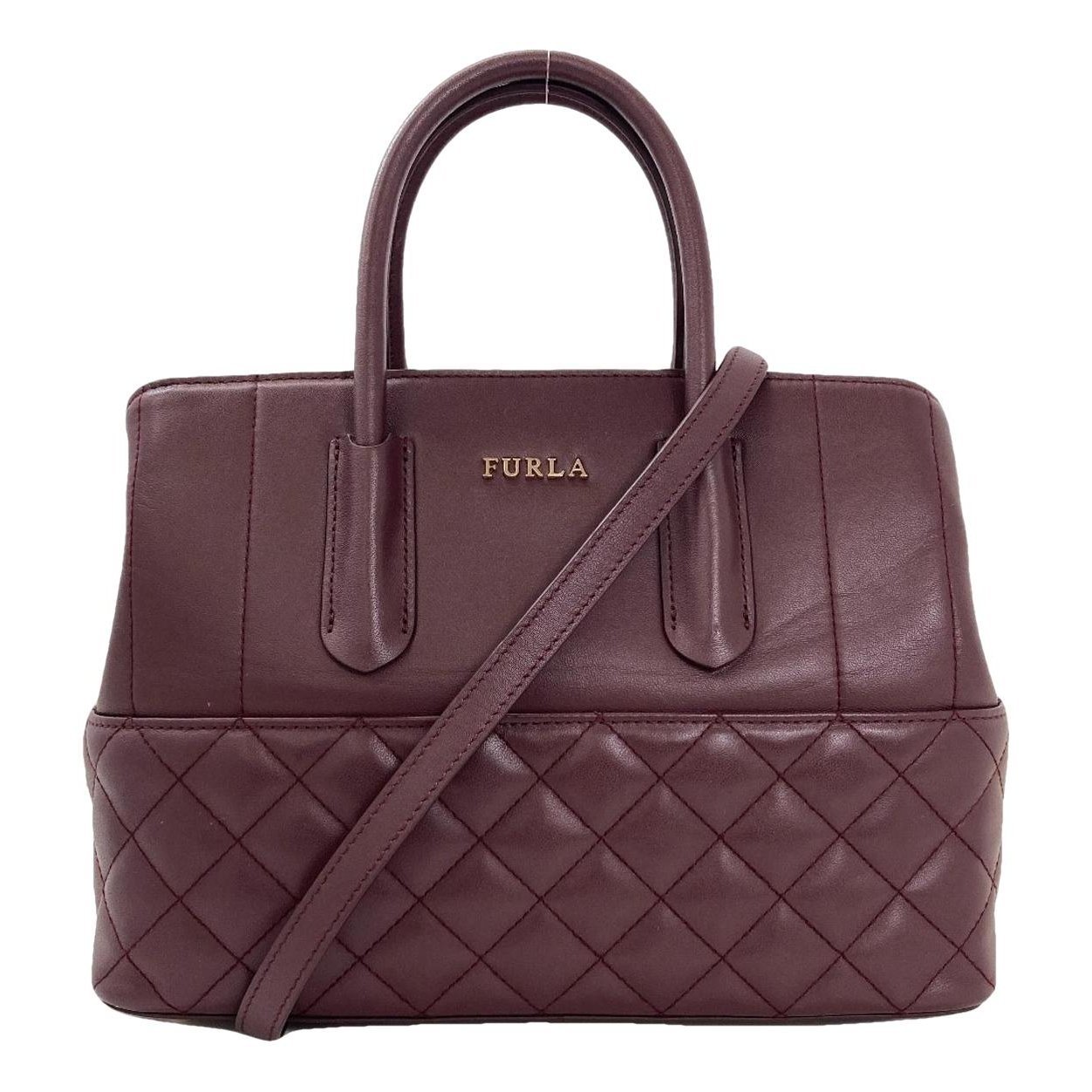 Leather tote