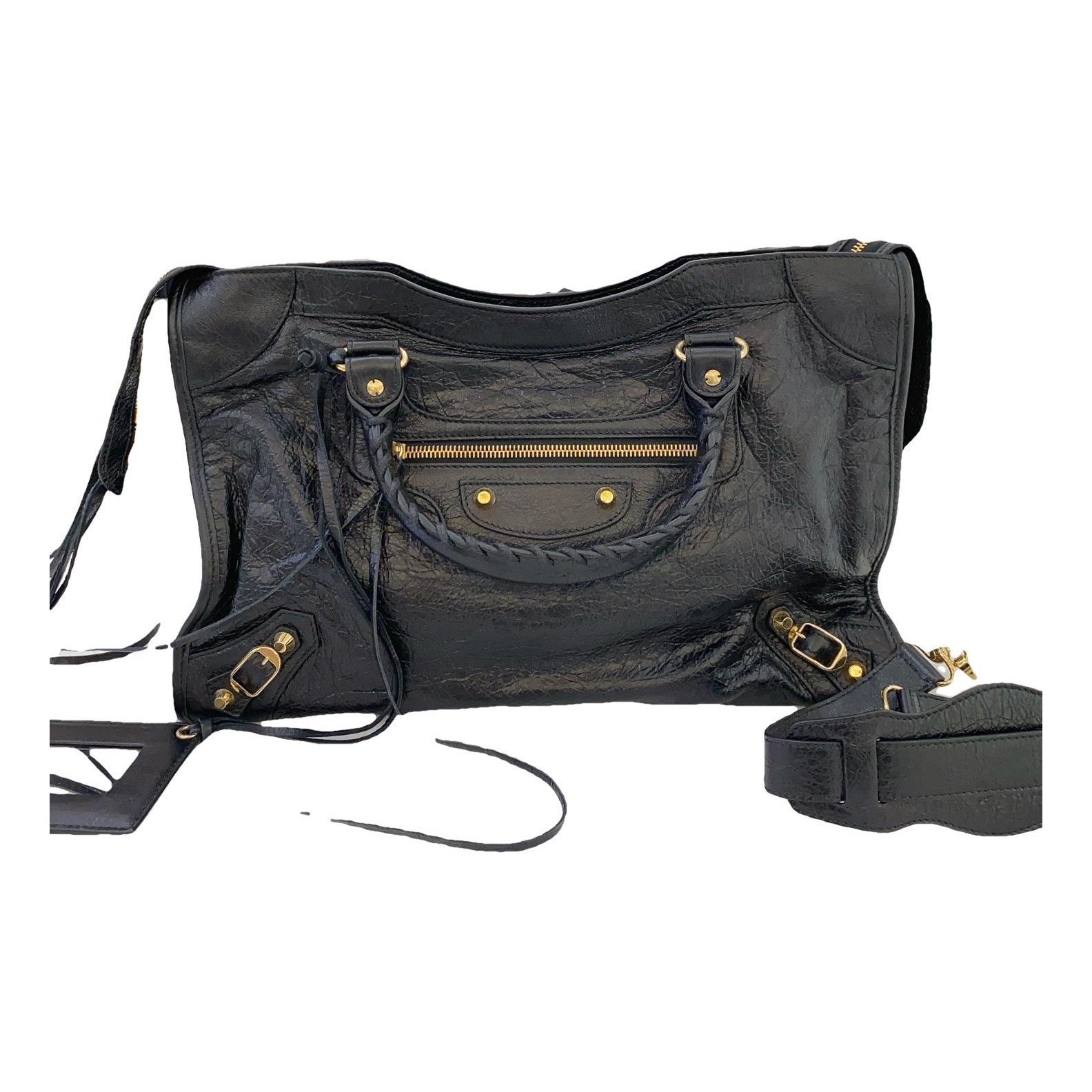 Leather handbag