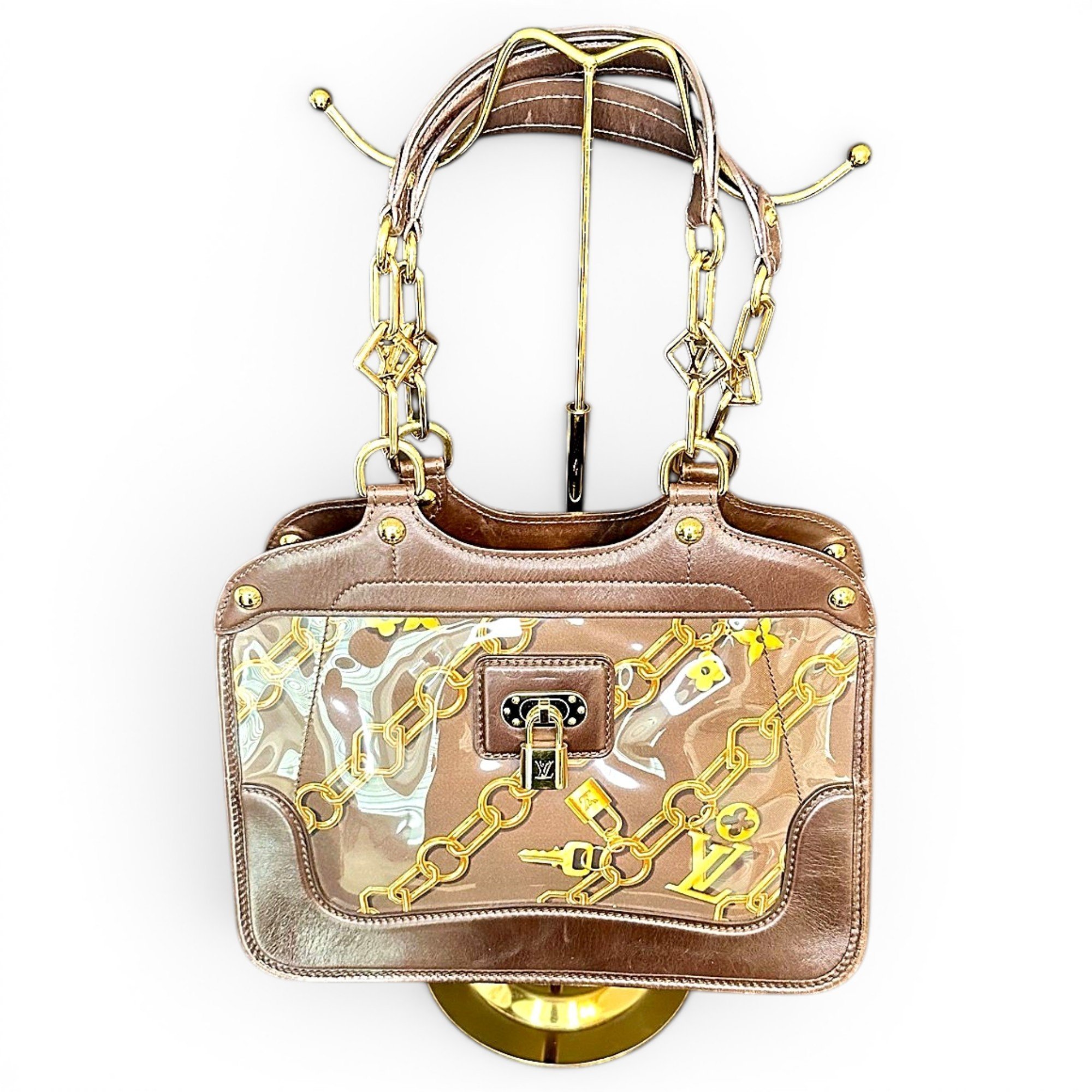 Vinyl handbag