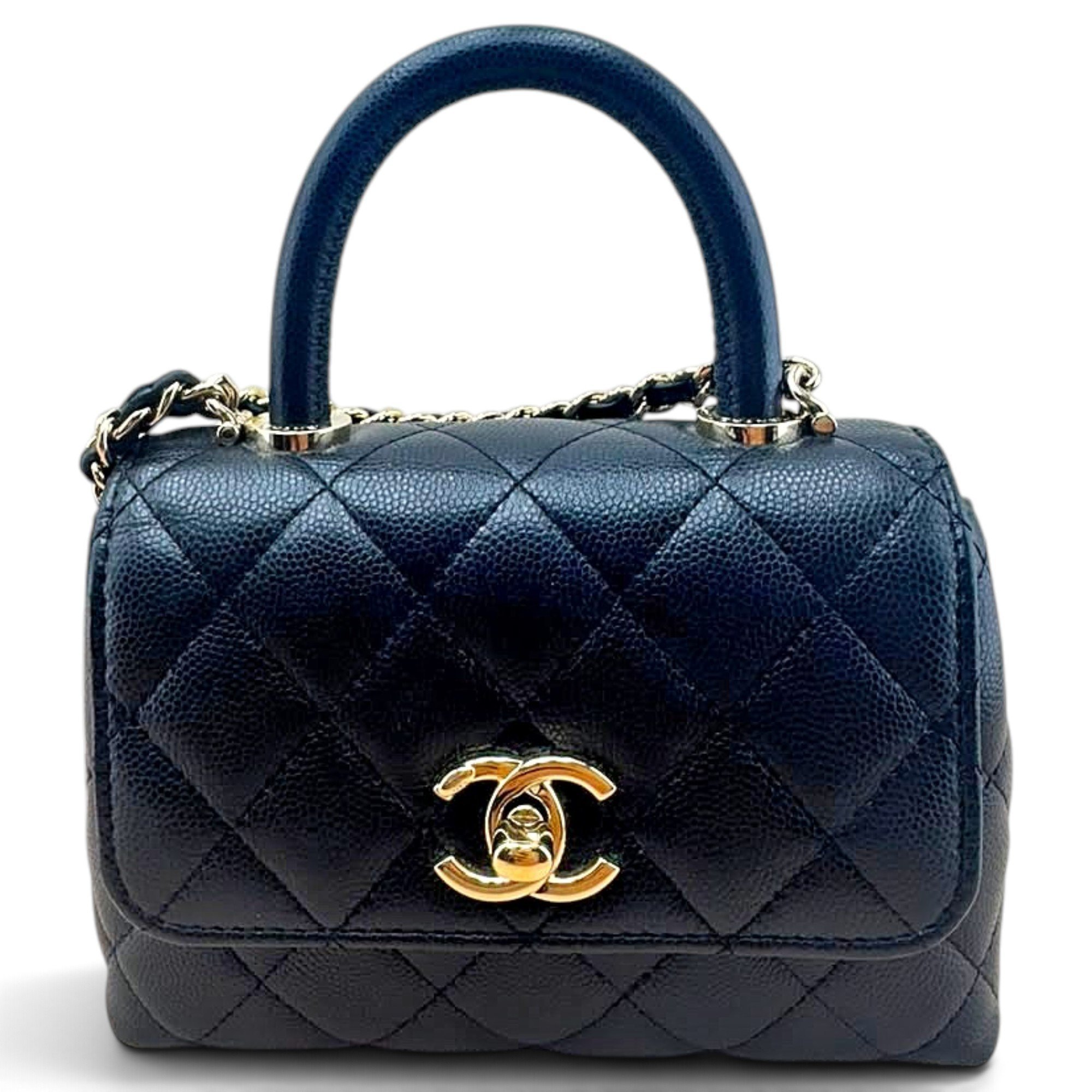 Coco Handle leather handbag