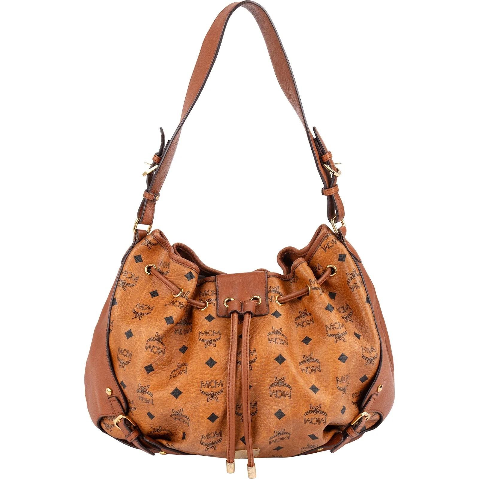Heritage Drawstring leather handbag