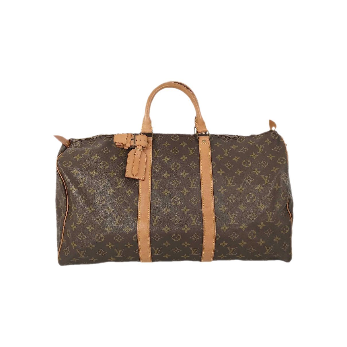 Louis Vuitton Keepall cloth travel bag
