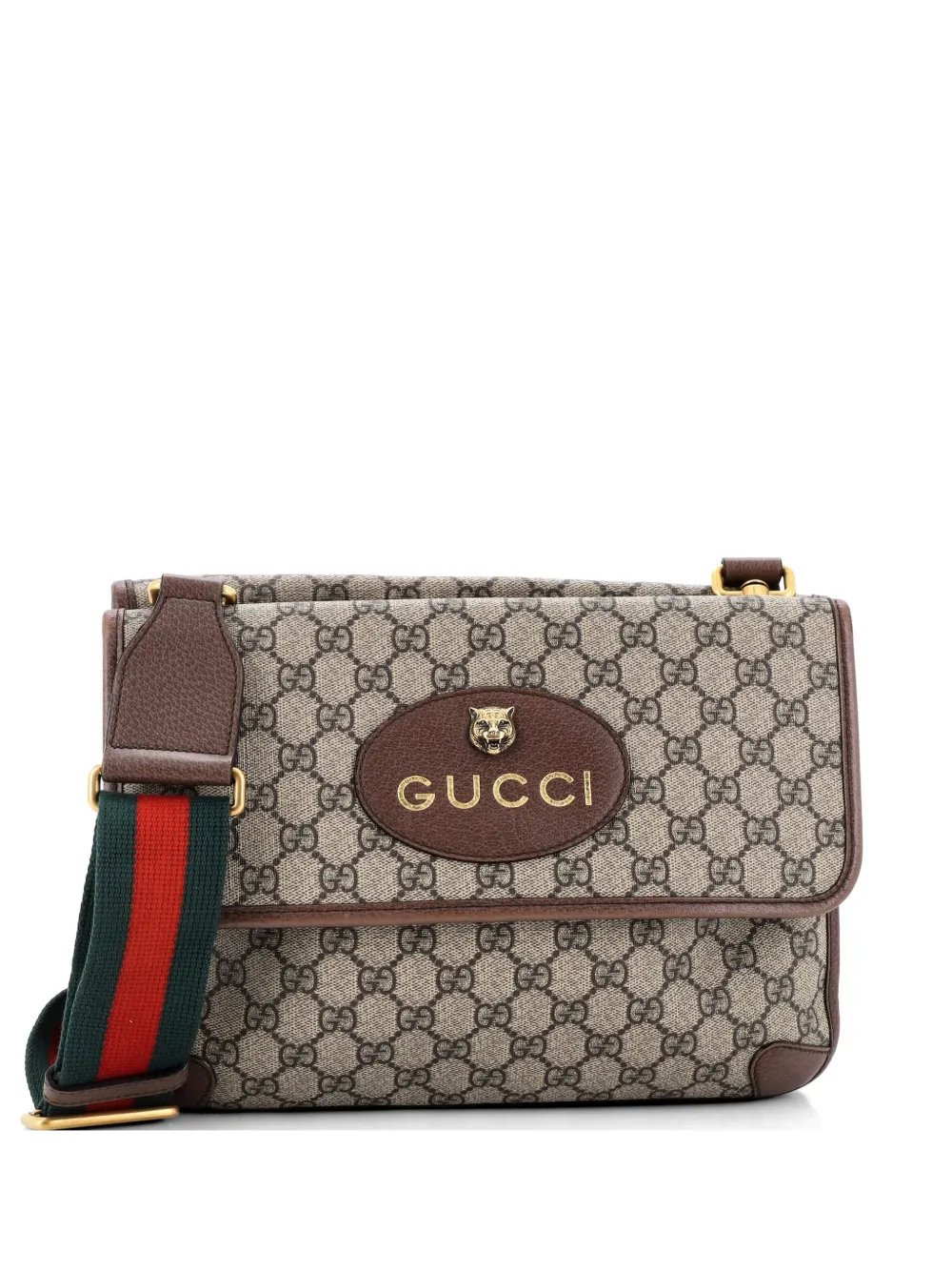 Neo Vintage Flap Messenger GG Coated Canvas Medium crossbody bag