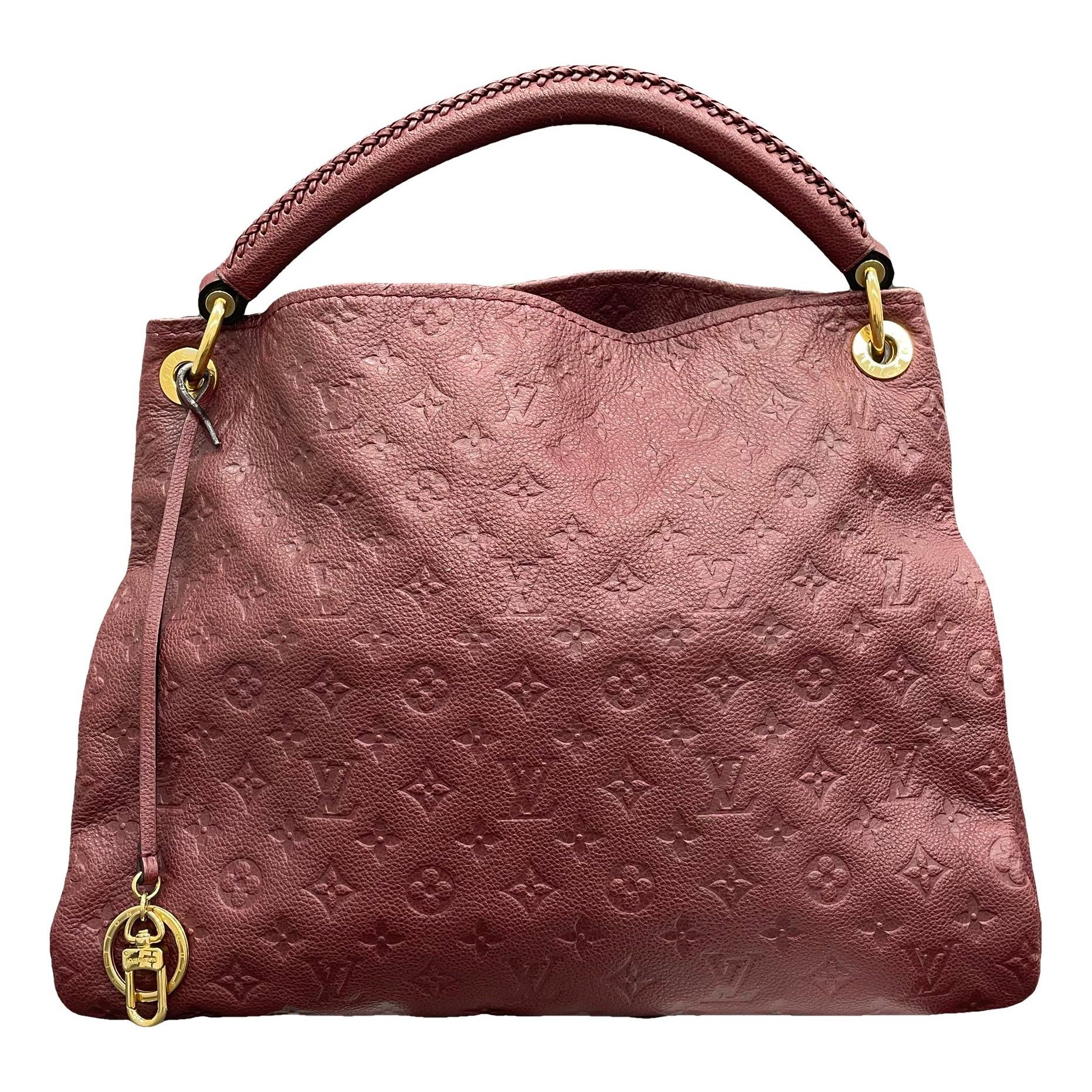 Artsy leather handbag