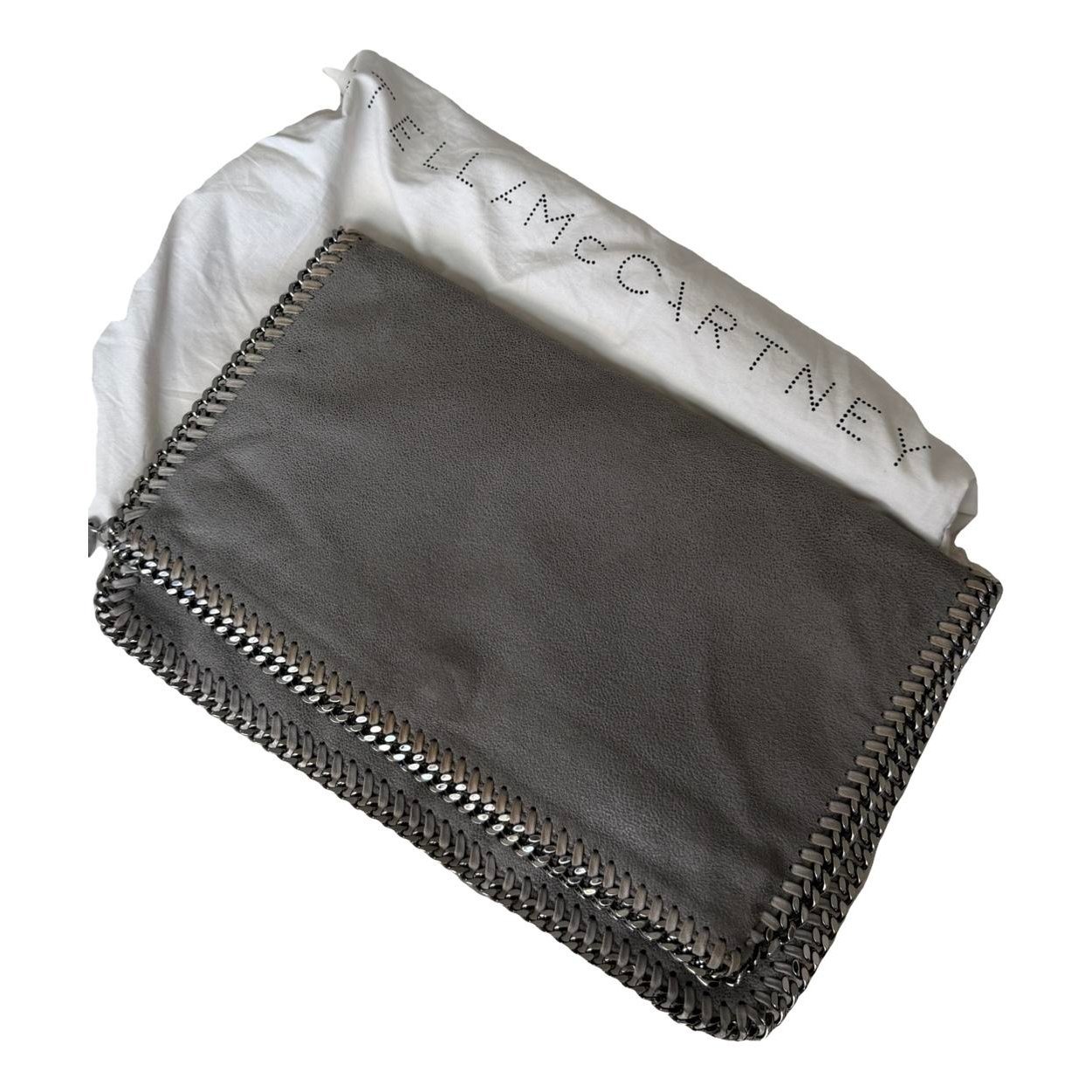 Falabella vegan leather clutch bag
