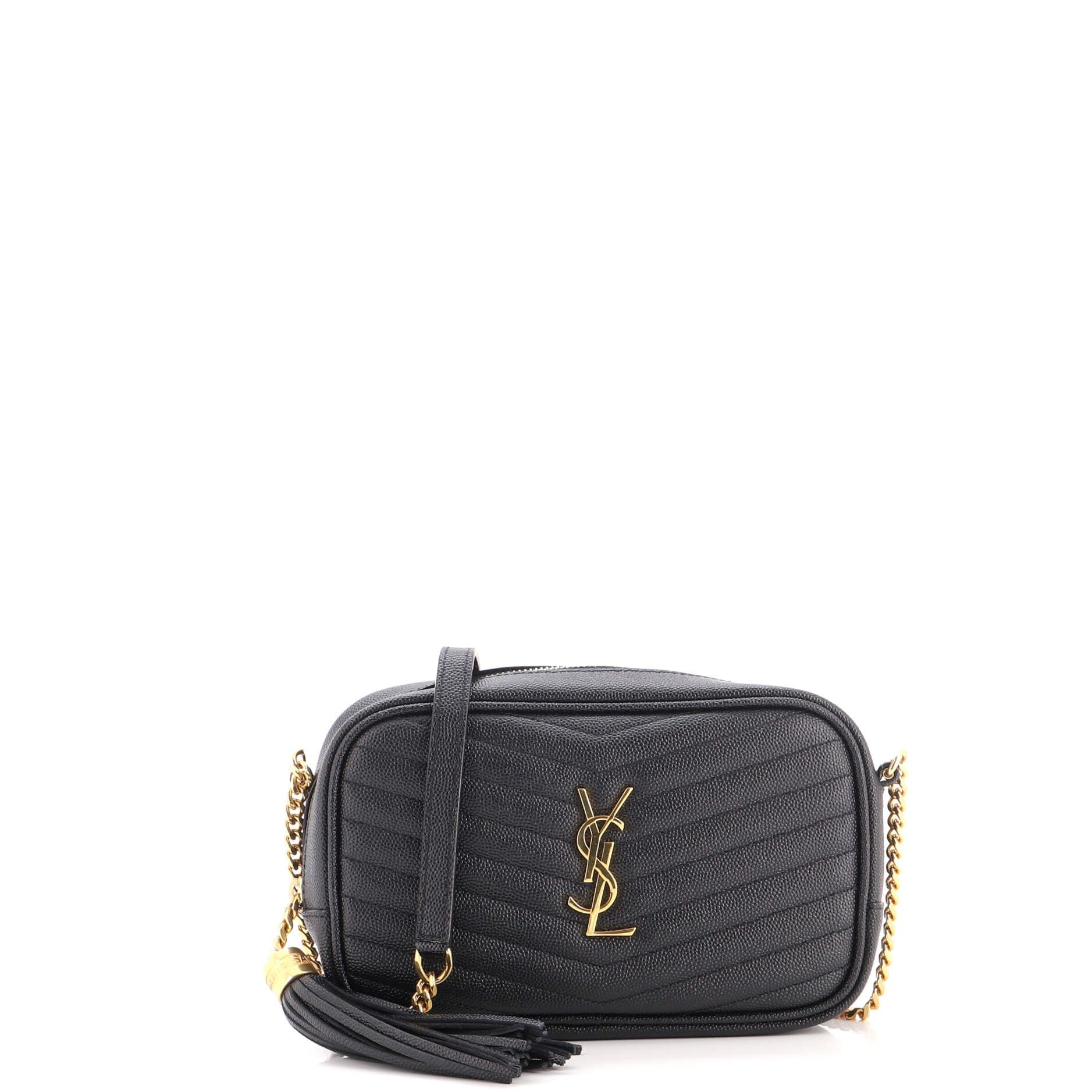 Lou Camera Bag Matelasse Chevron Leather Mini