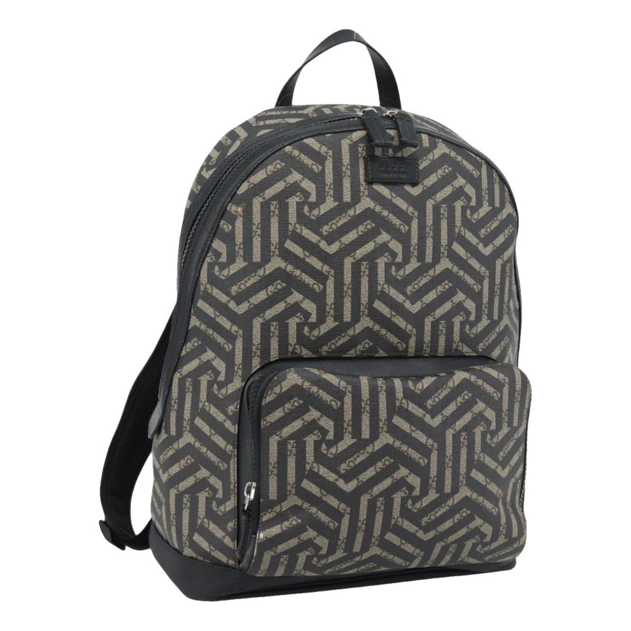 Leather backpack