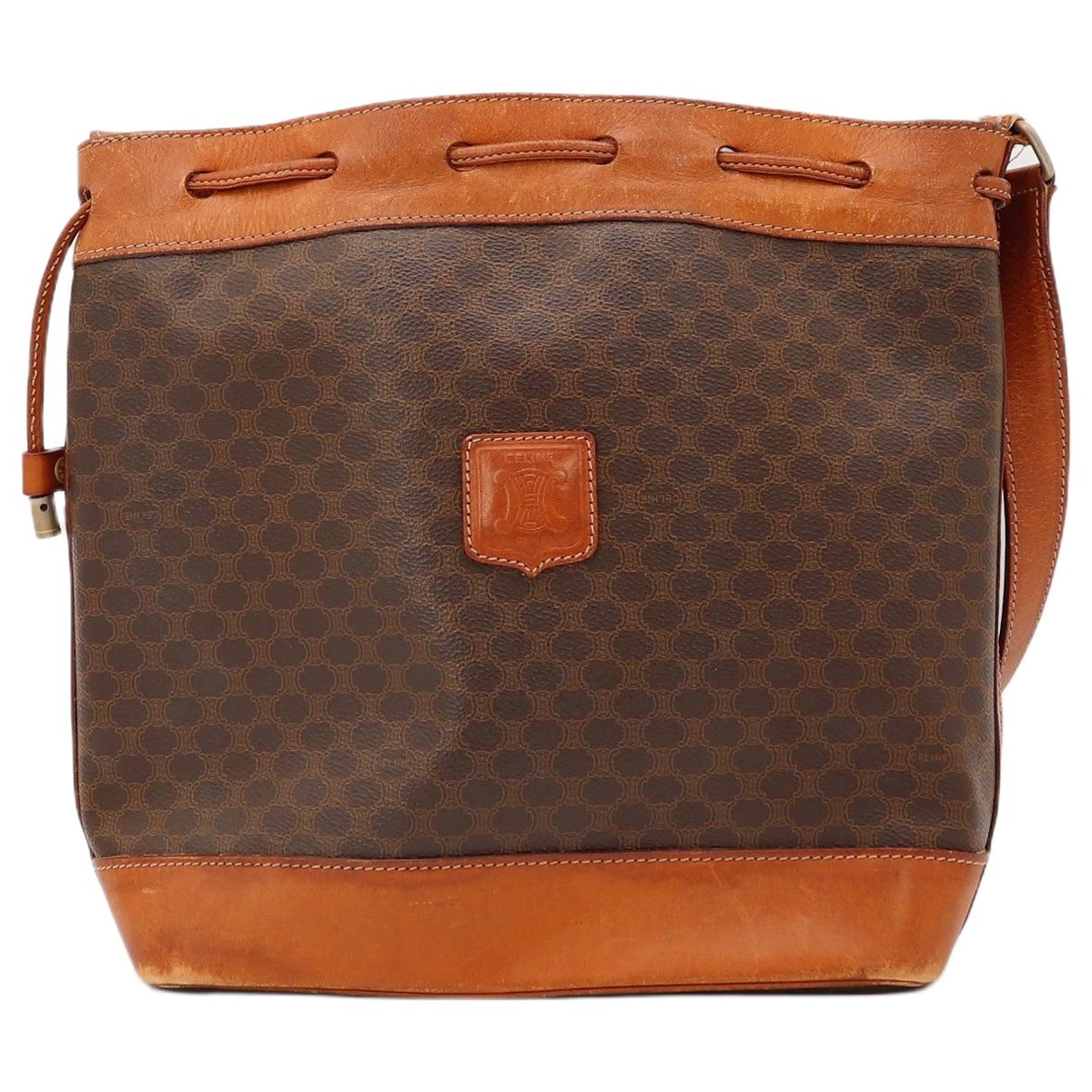 Triomphe leather handbag