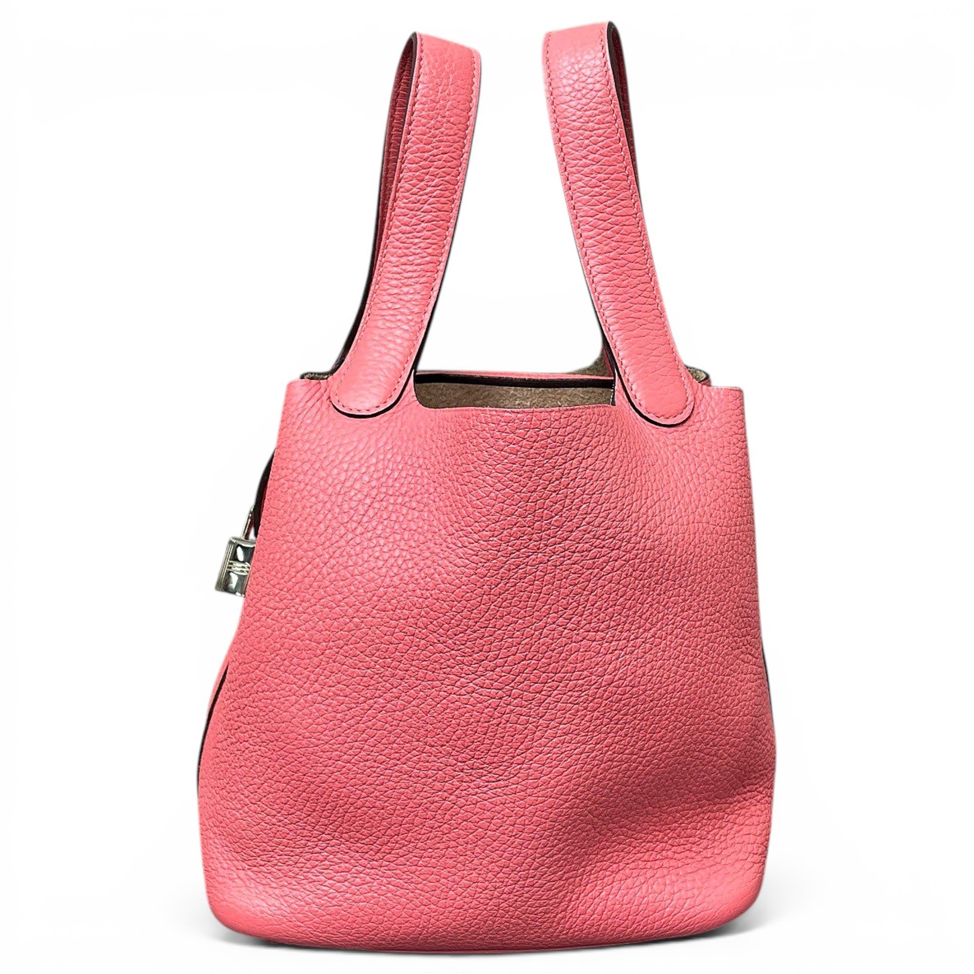 Picotin leather handbag