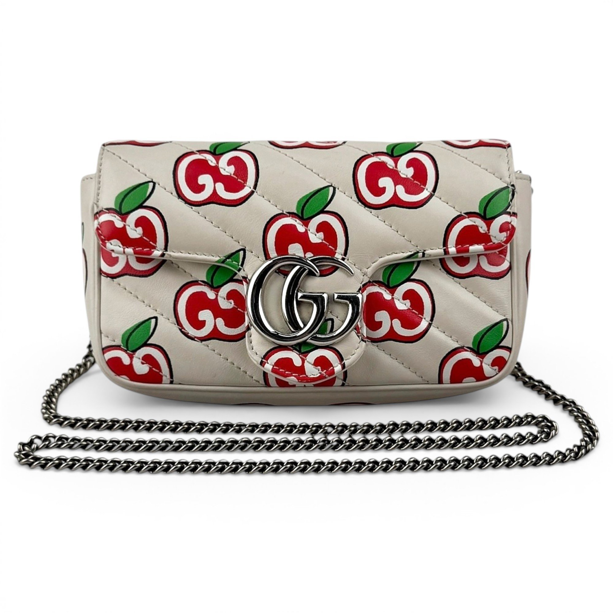 GG Marmont Flap leather crossbody bag