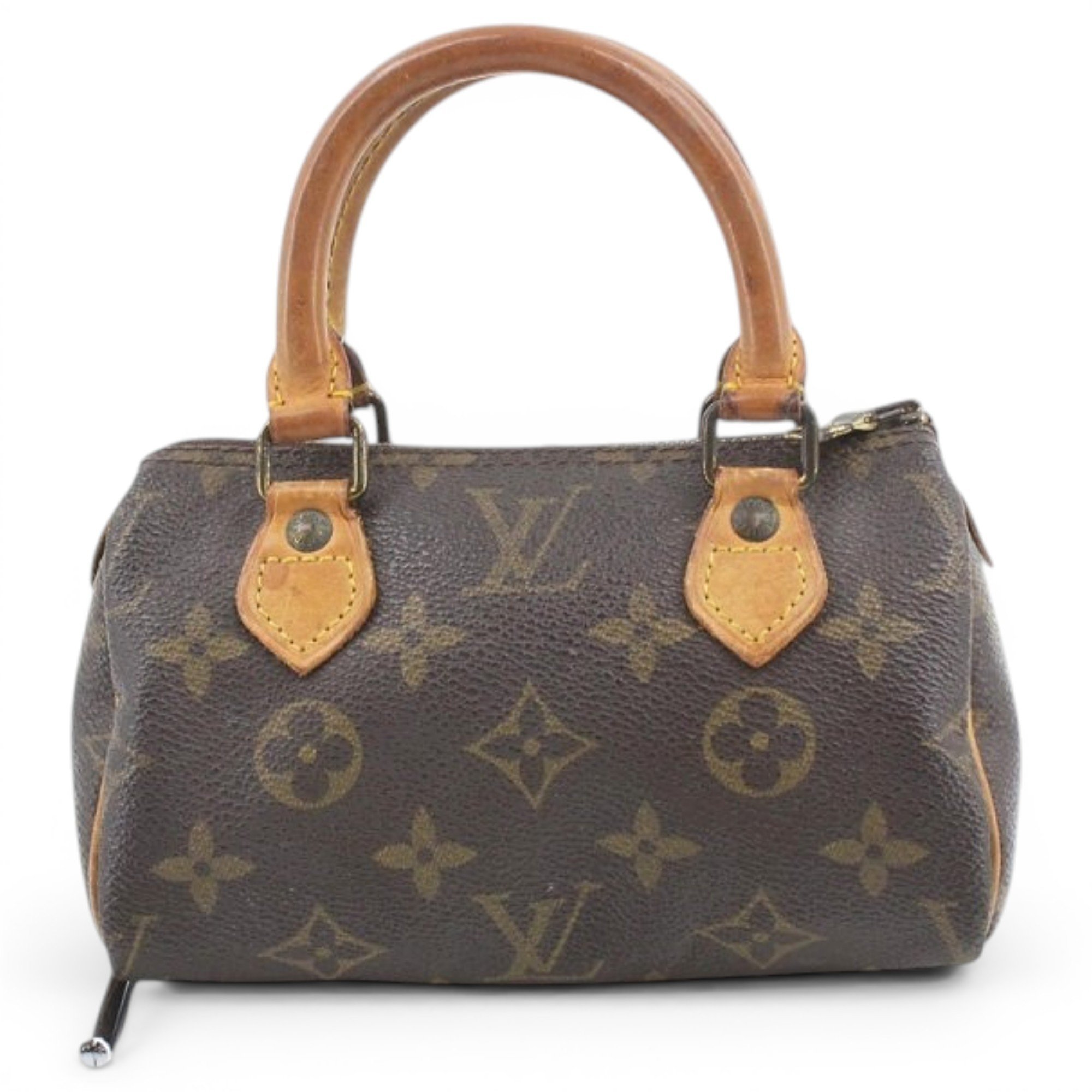 Louis Vuitton Nano Speedy / Mini HL leather mini bag