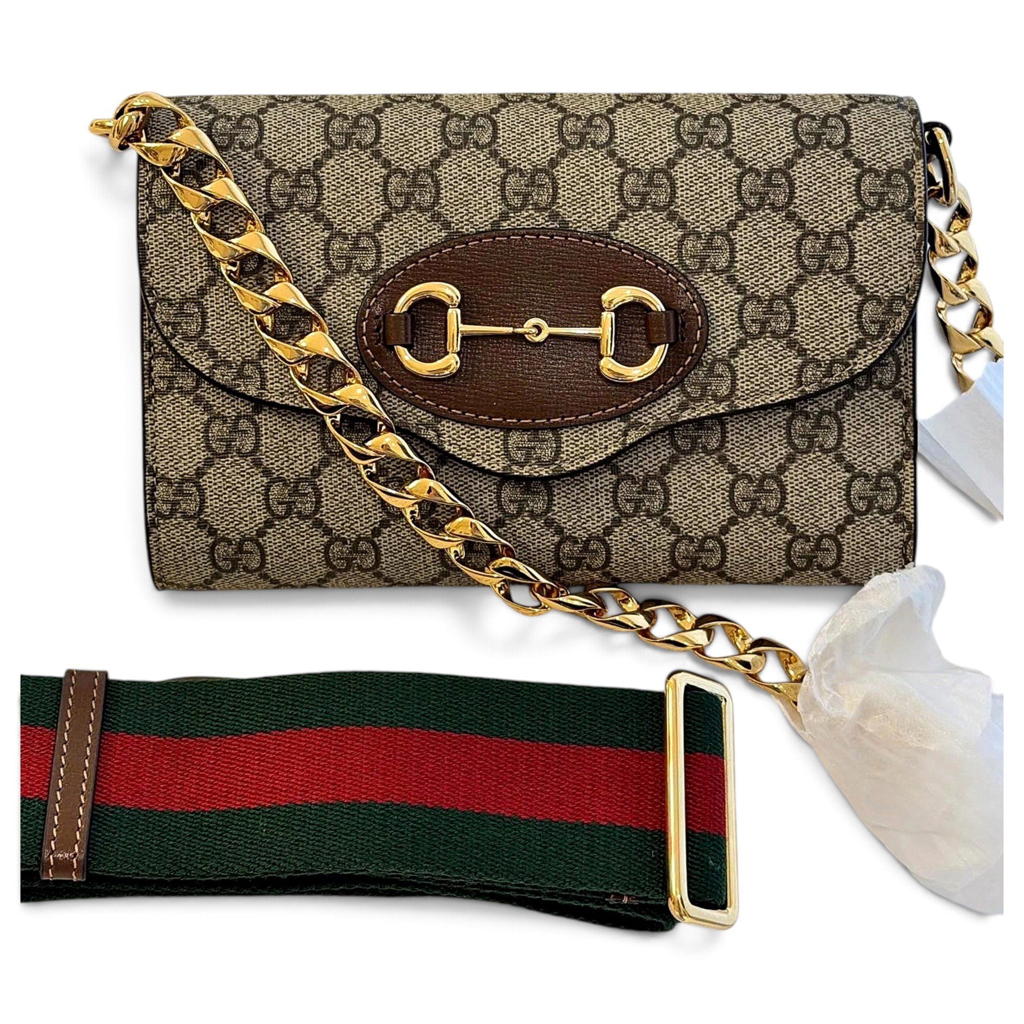 Horsebit 1955 cloth handbag
