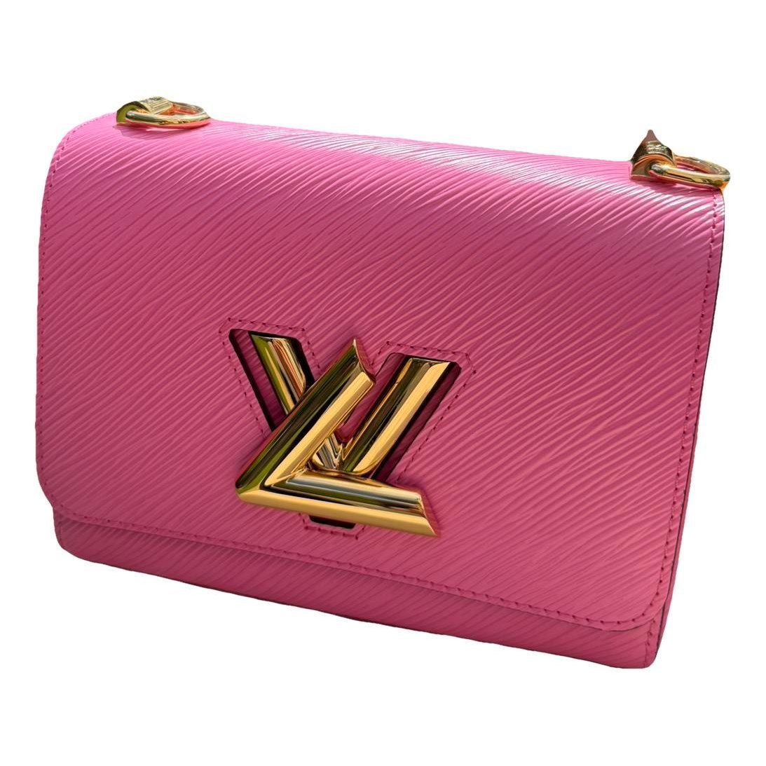 Twist leather handbag