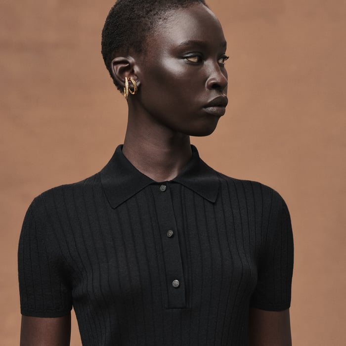 Noir Short-sleeve Polo Shirt