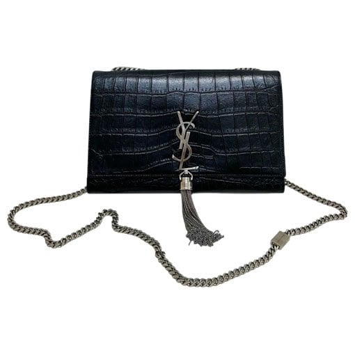 Pompom Kate leather handbag