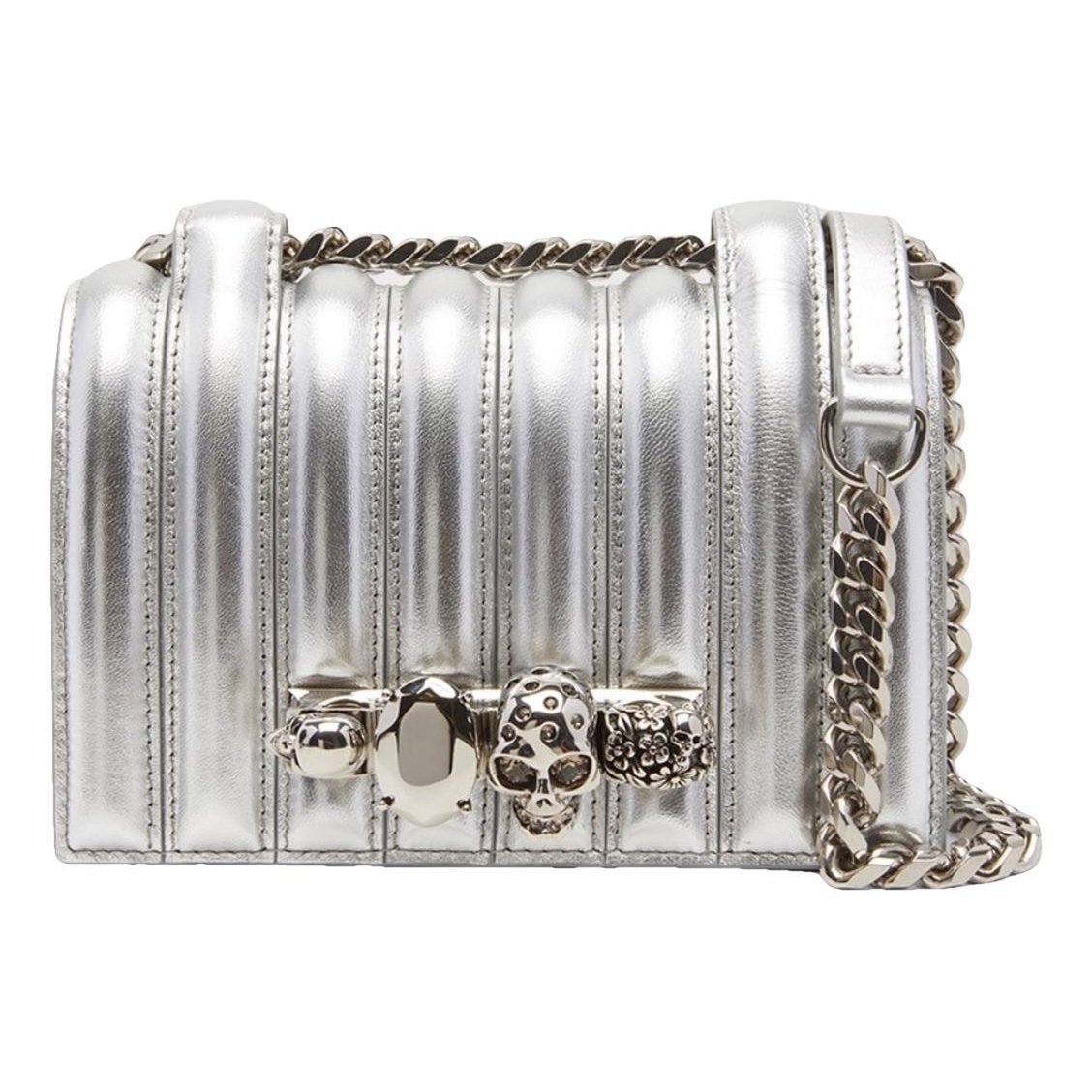 Alexander McQueen Skull leather crossbody bag