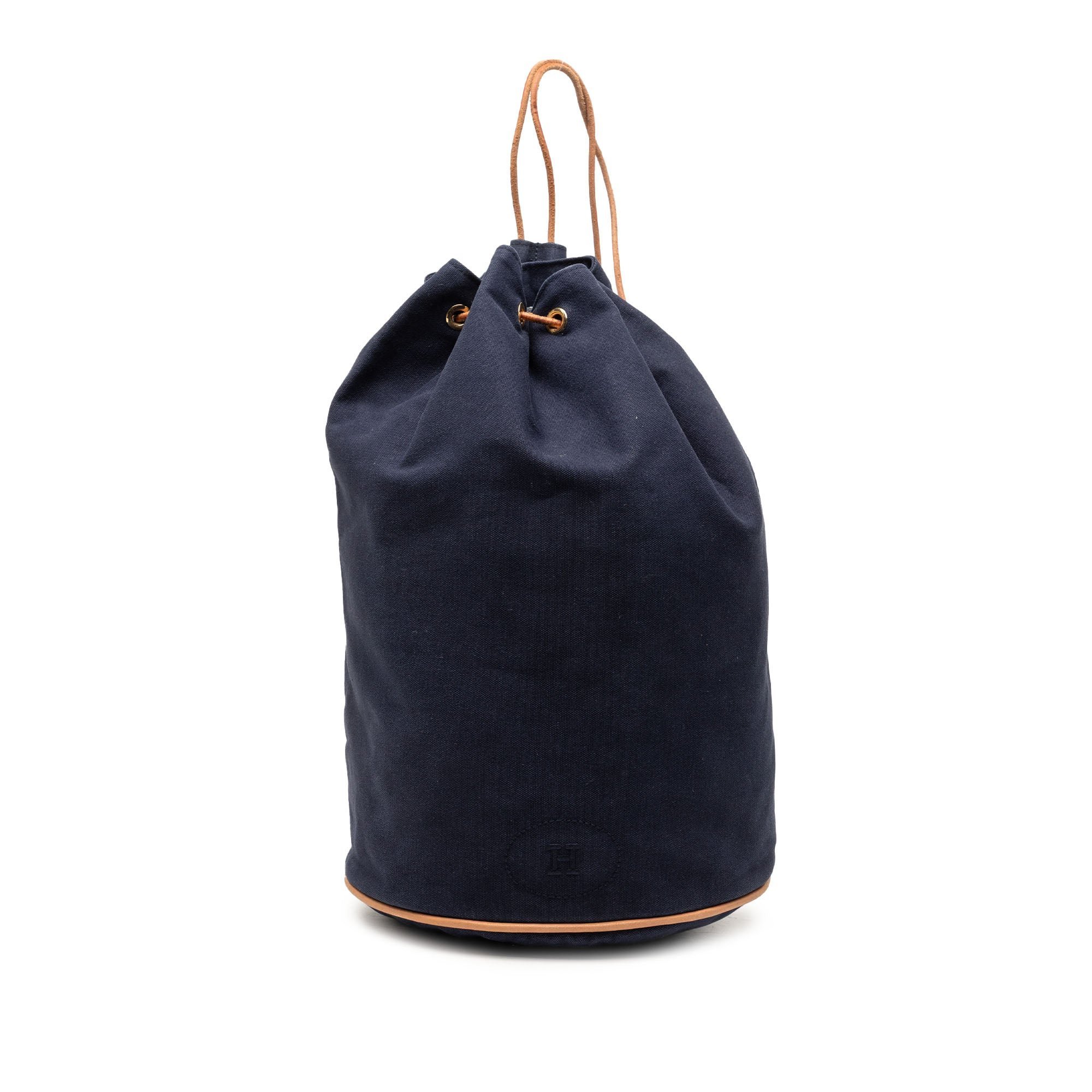 Leather backpack