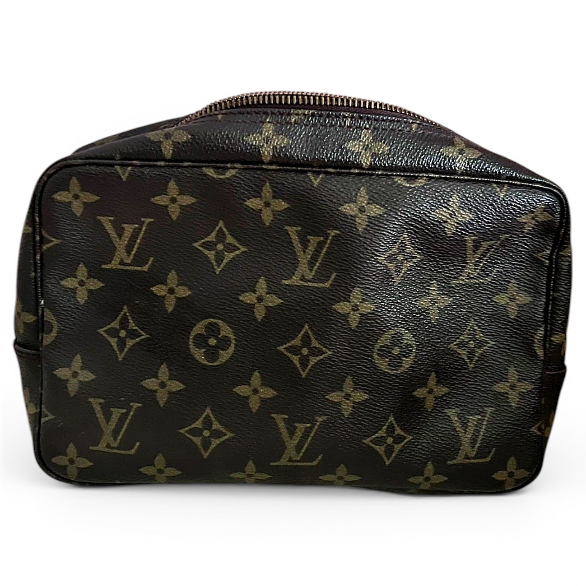 Leather clutch bag