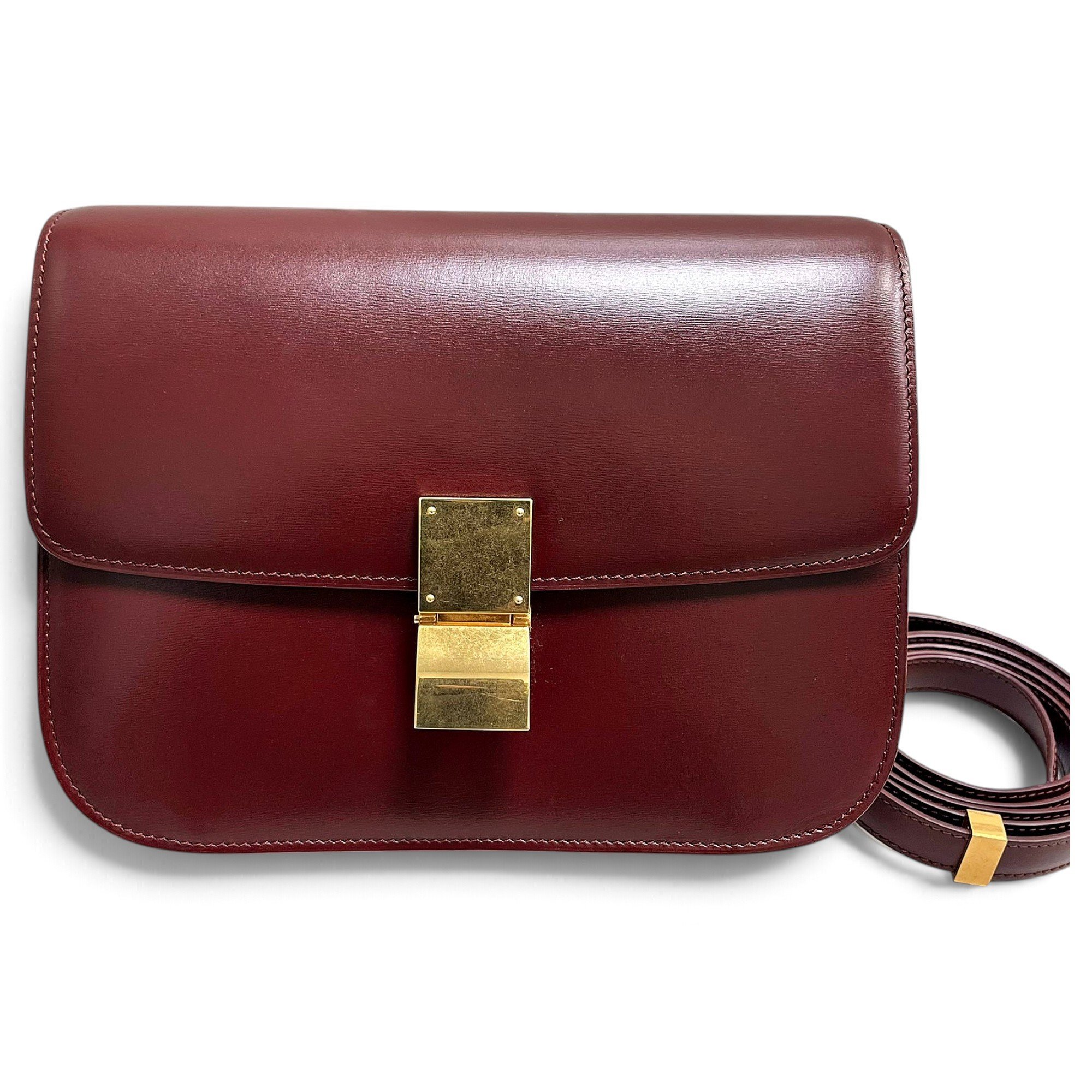 Classic leather handbag