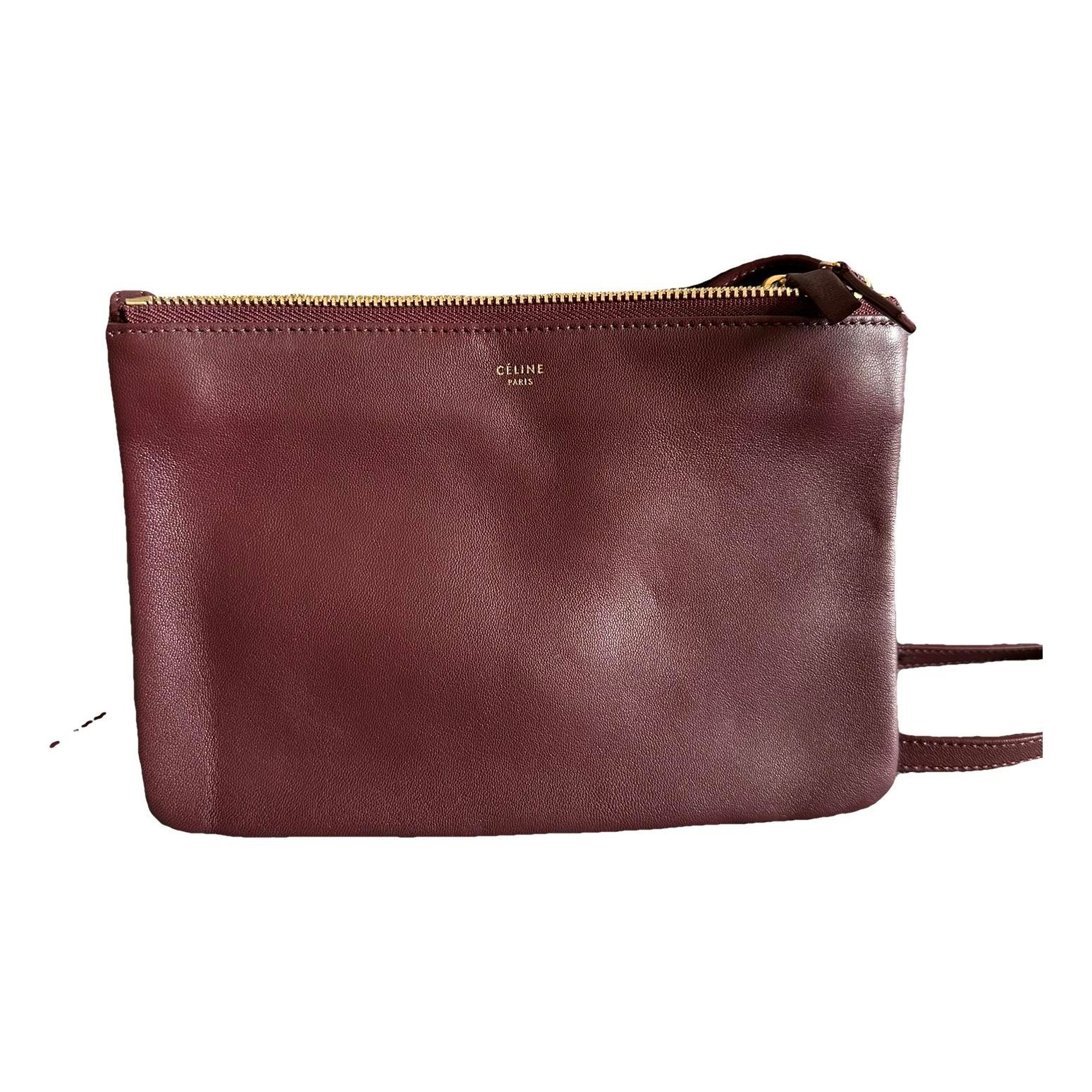 Trio leather crossbody bag