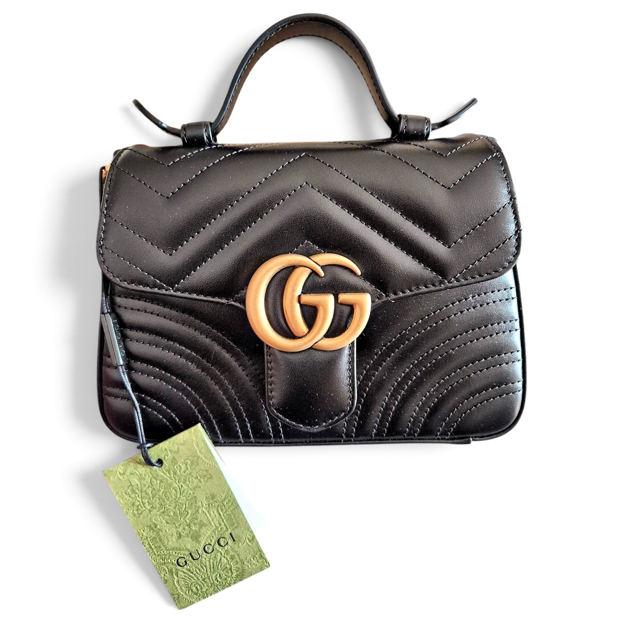 GG Marmont Flap leather crossbody bag