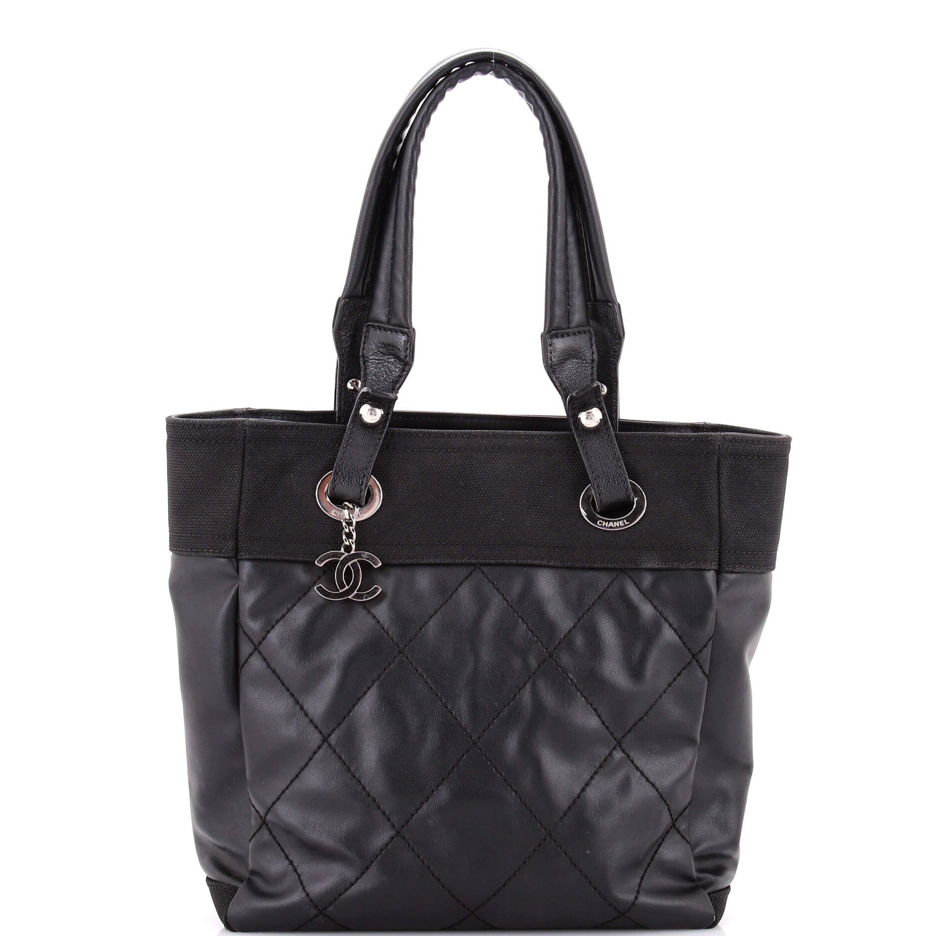 Biarritz Tote Quilted Coated Canvas Small