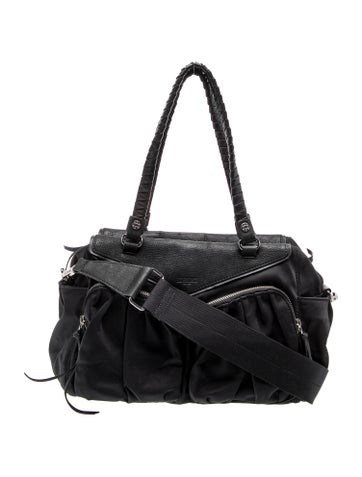 Nylon Top Handle Bag