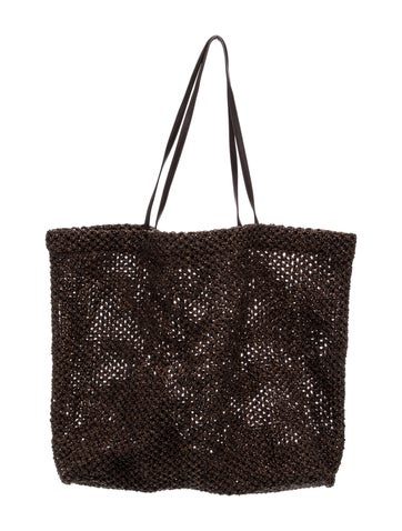 The Row Raffia Barn Tote
