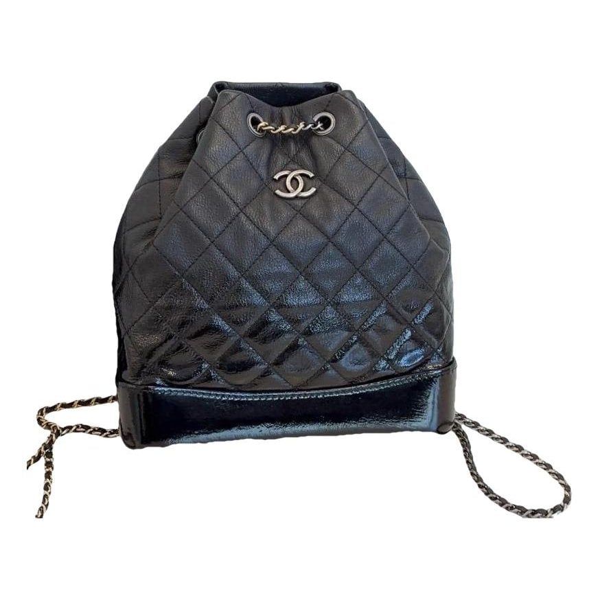 Leather backpack