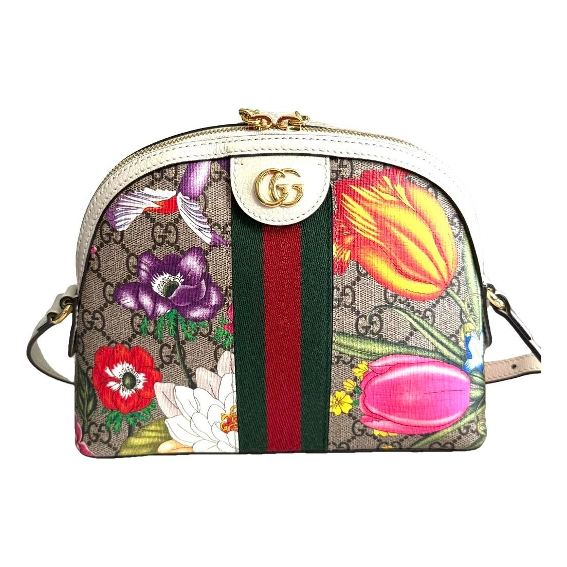 Ophidia Dome patent leather handbag