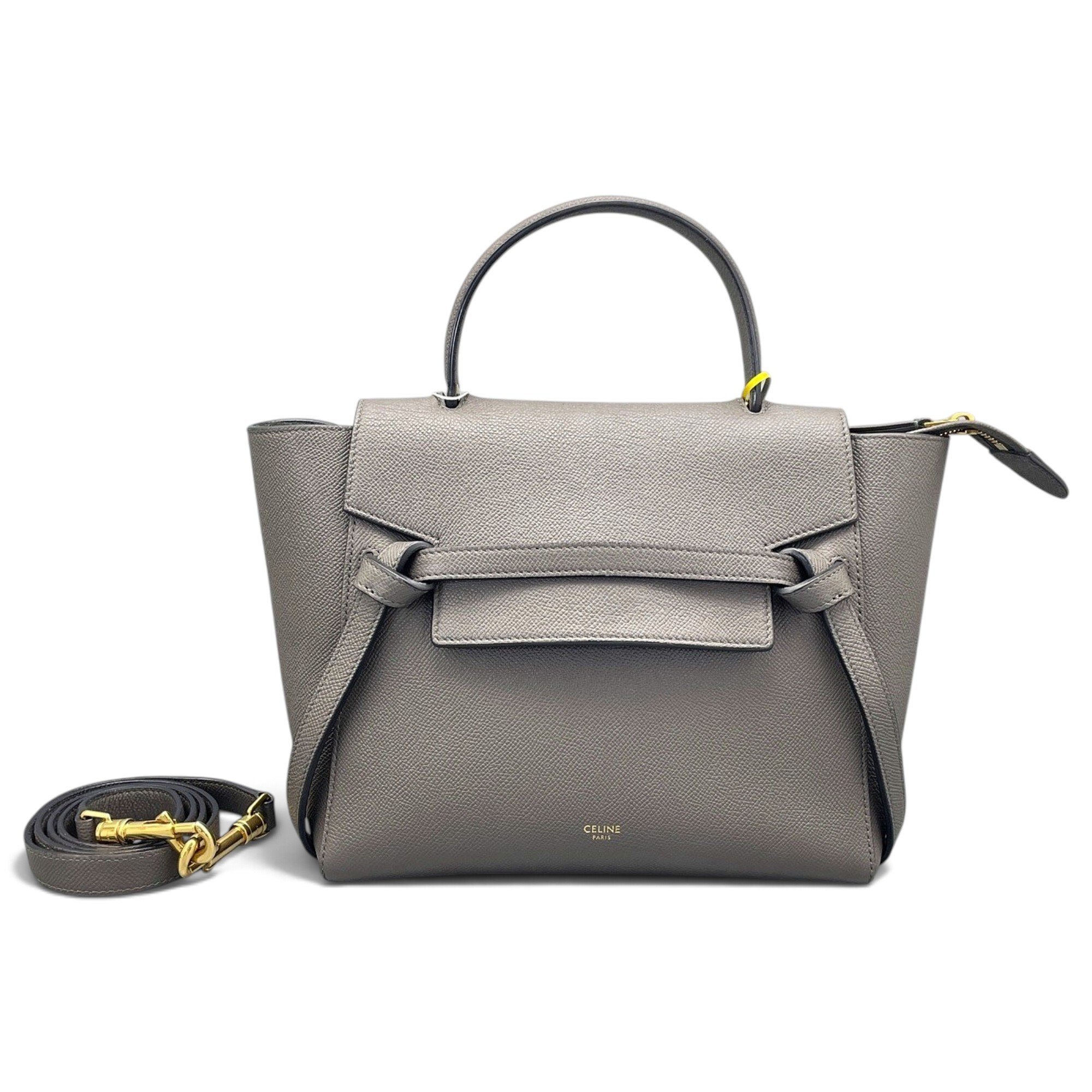Belt leather handbag