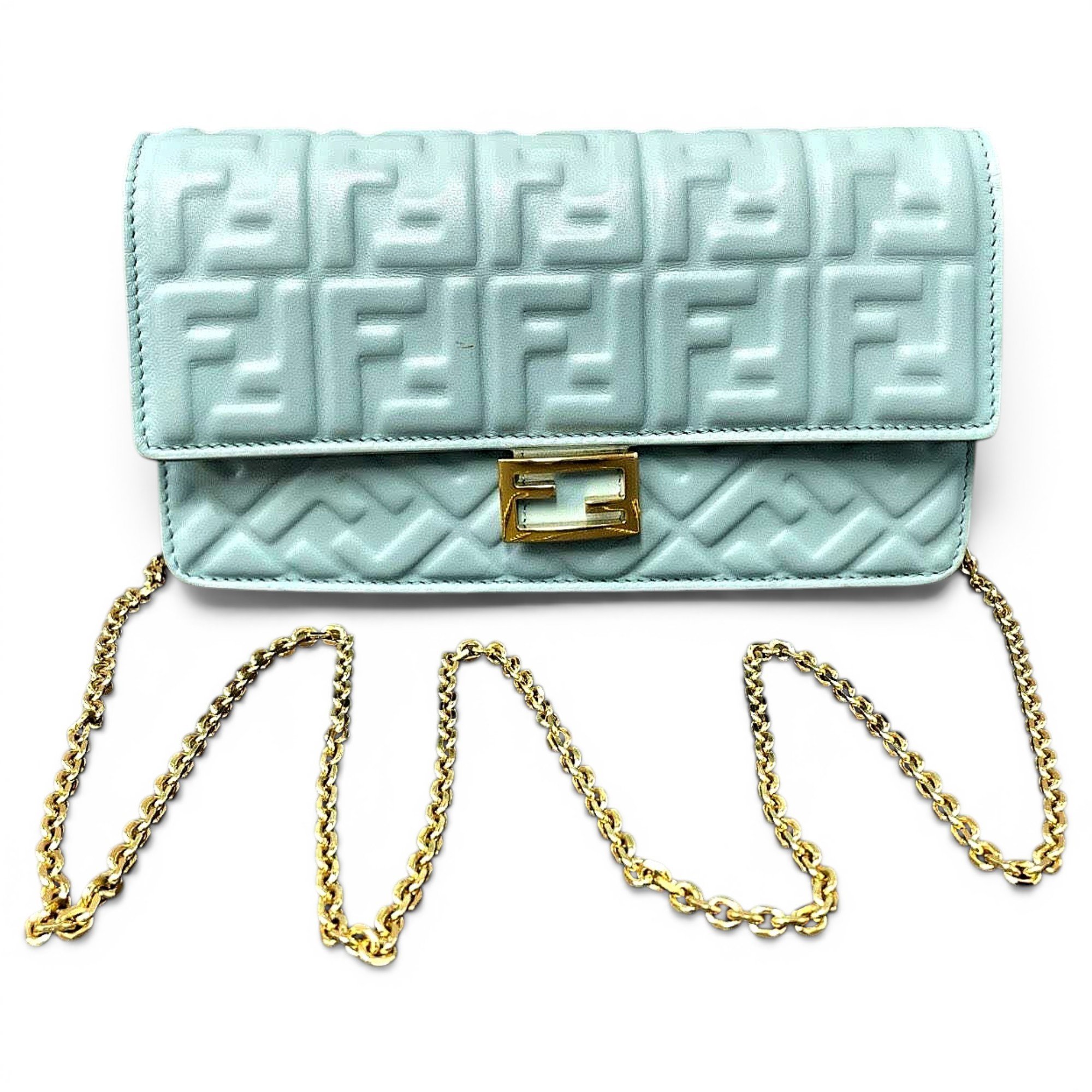 Baguette leather handbag