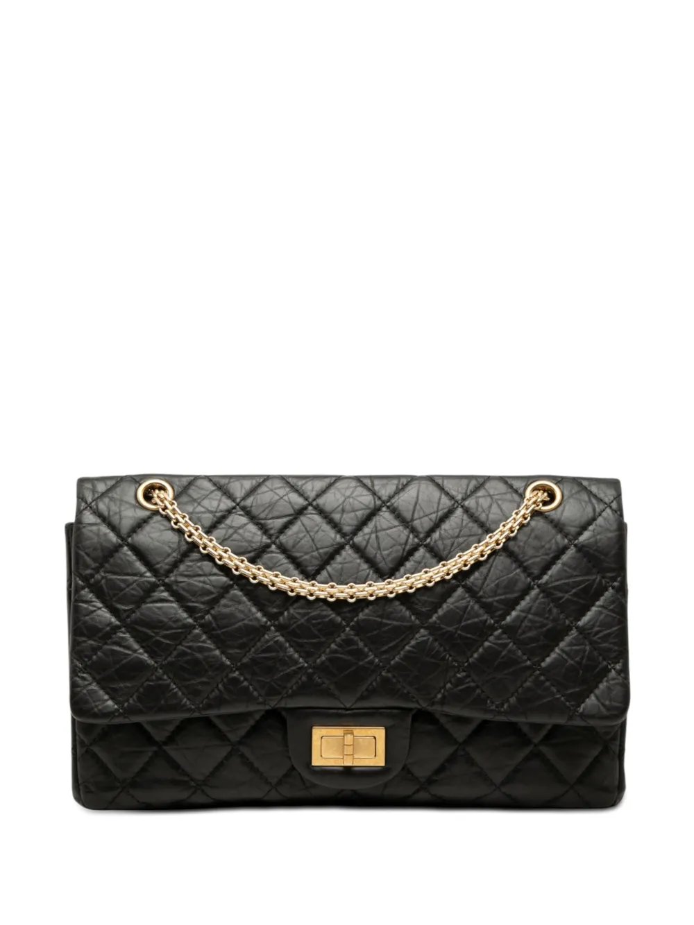 2011 Quilted Aged Calfskin Reissue 2.55 Double Flap 227 shoulder bag
