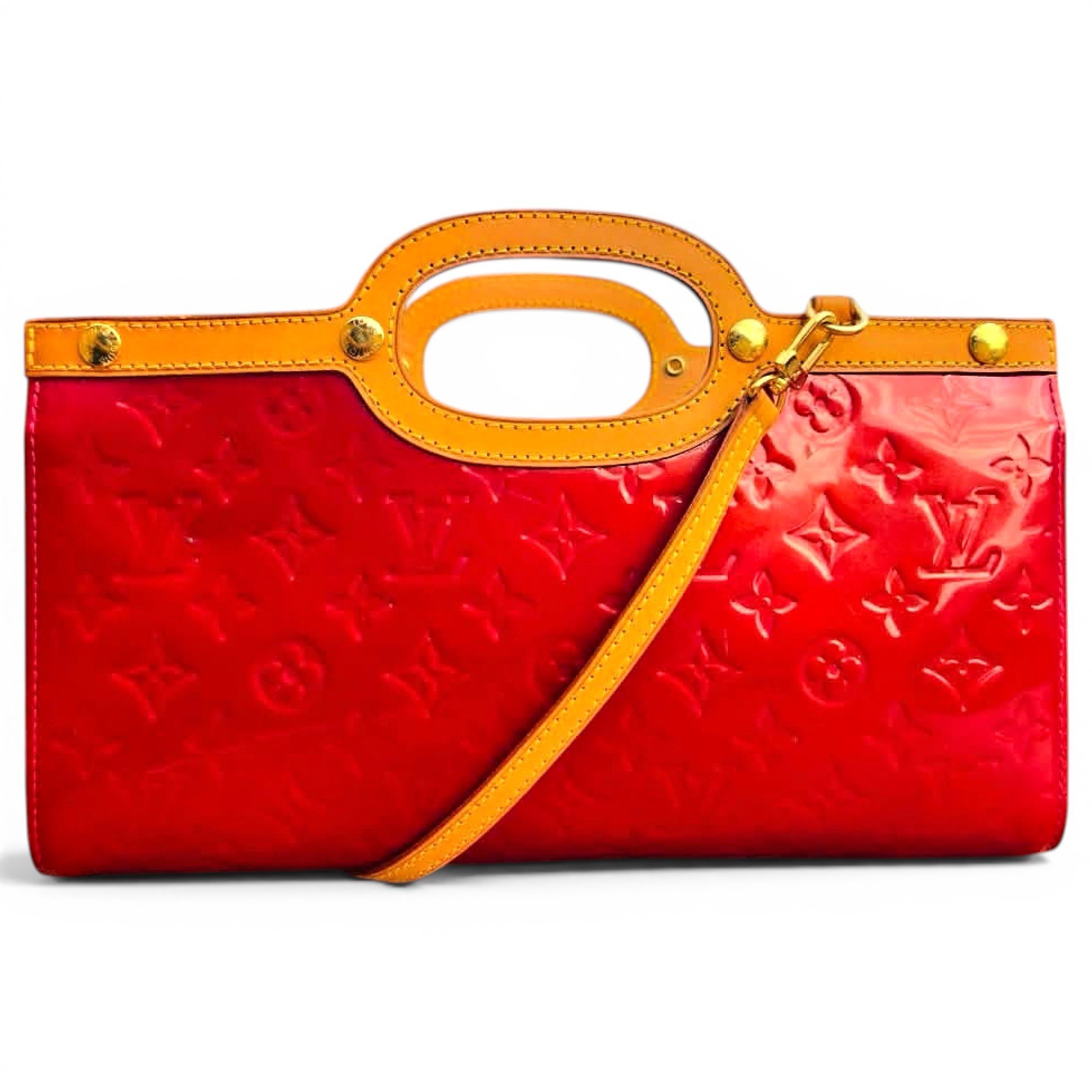Roxbury patent leather handbag