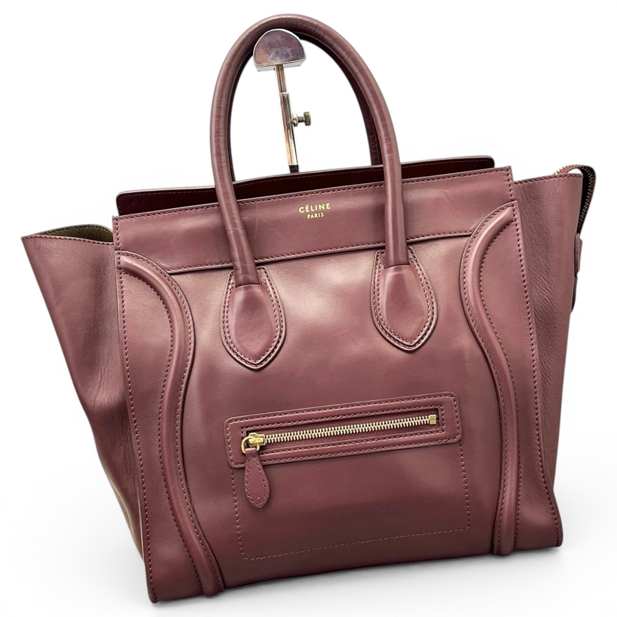 Luggage leather handbag