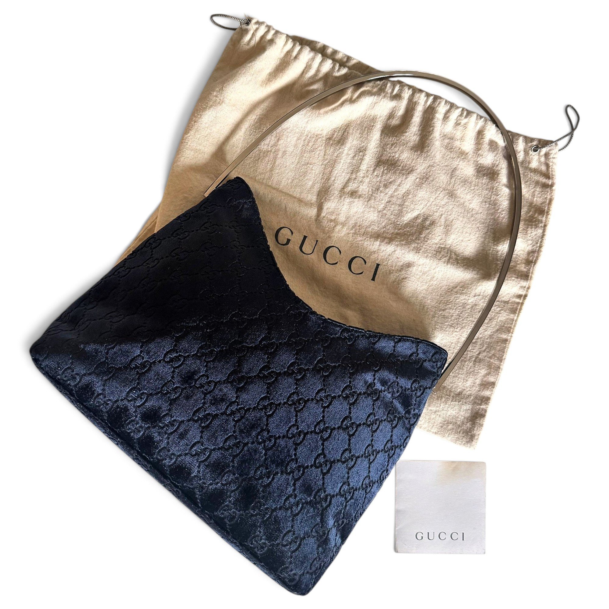 Velvet handbag