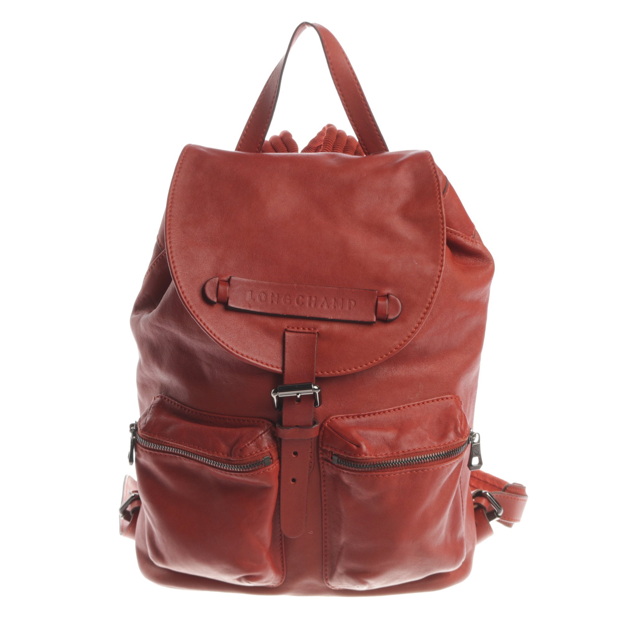 Leather backpack