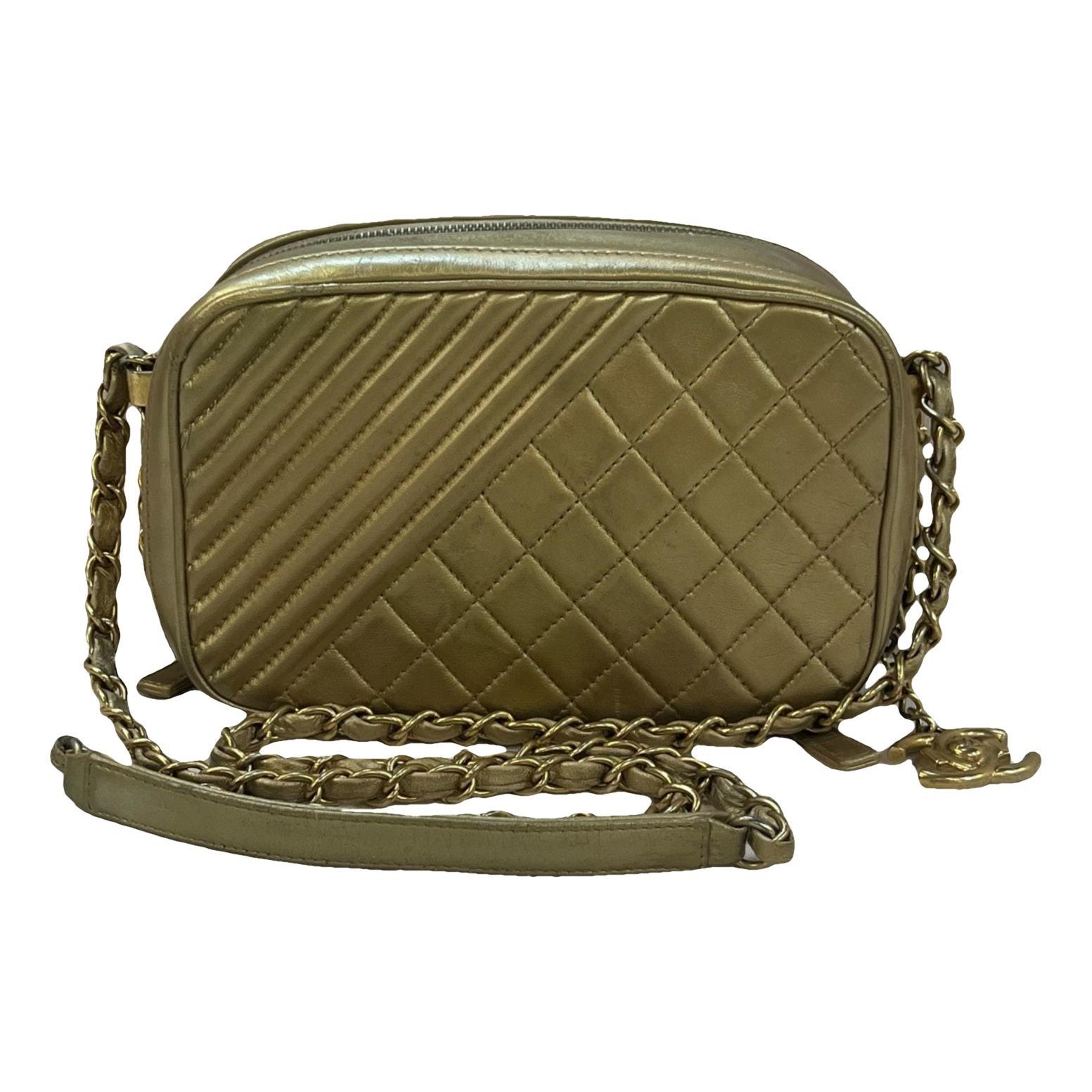 Vanity leather handbag