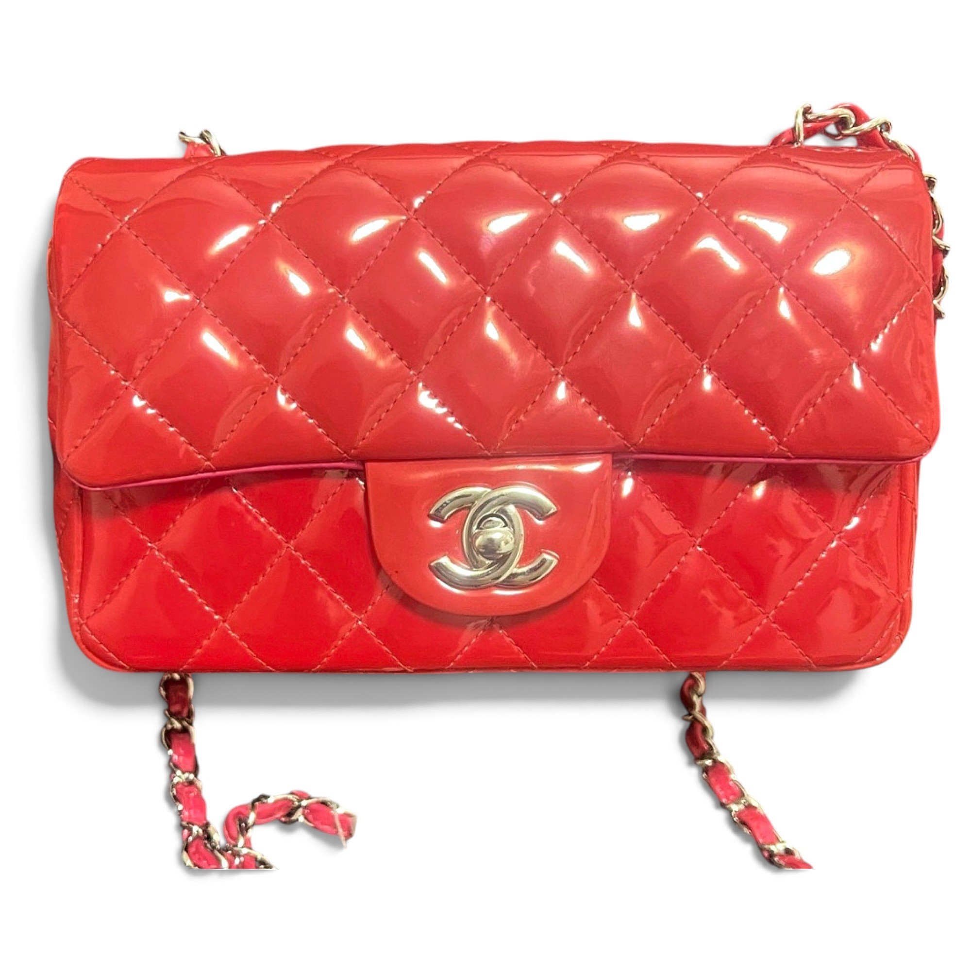 Timeless/Classique patent leather handbag