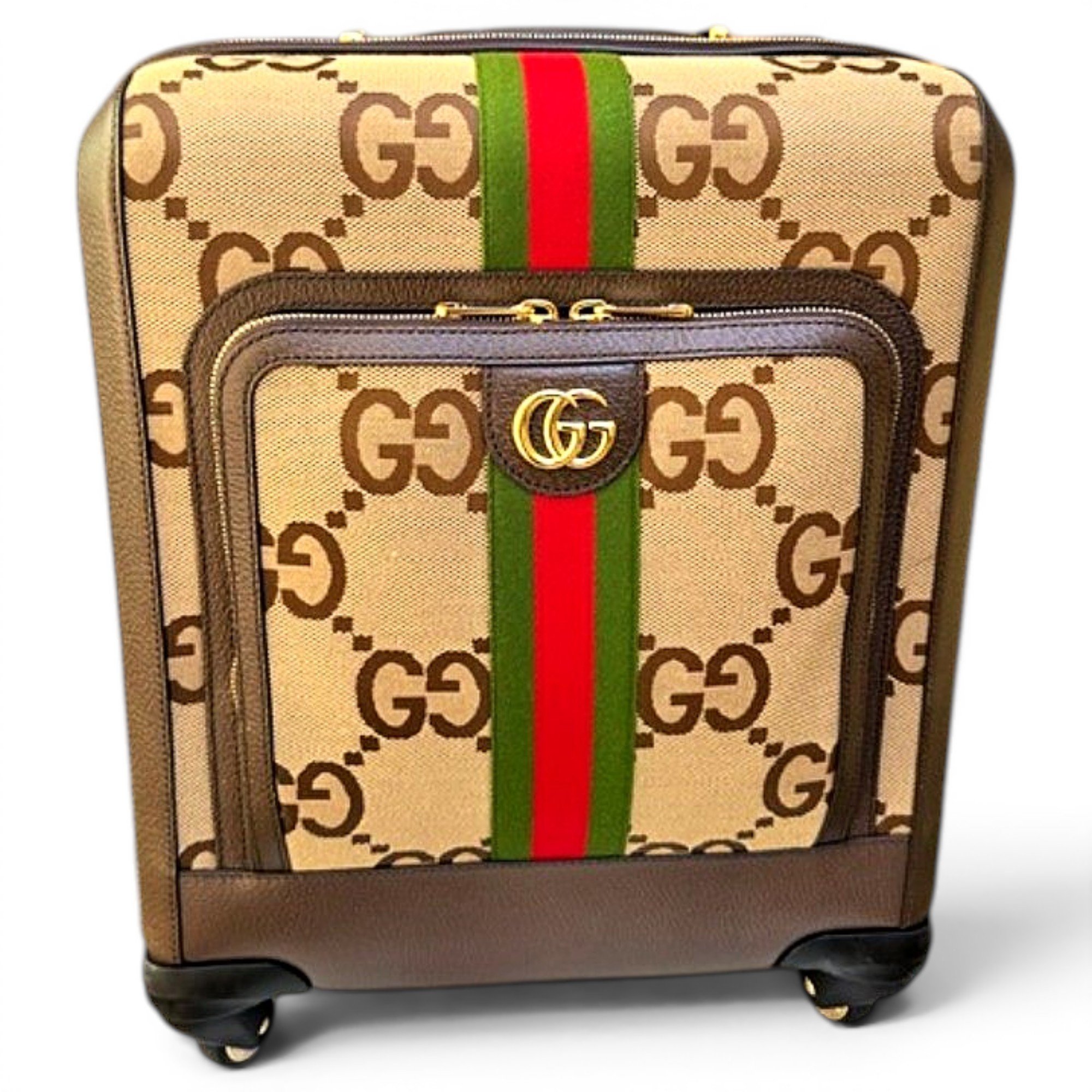 Leather travel bag