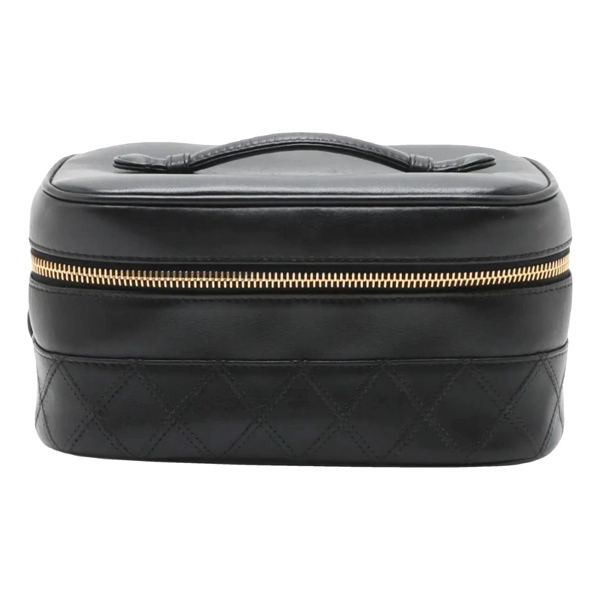 Vanity leather bag