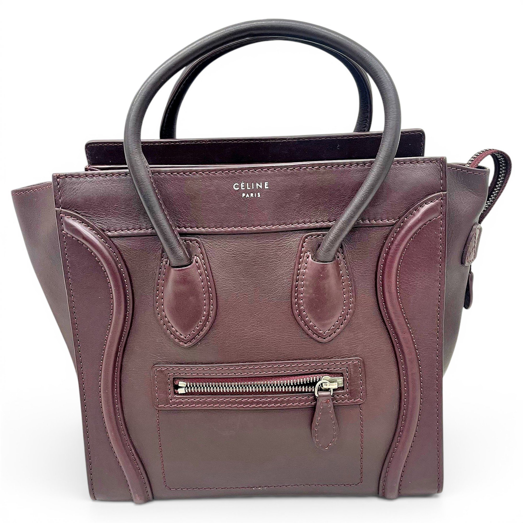 Luggage leather handbag